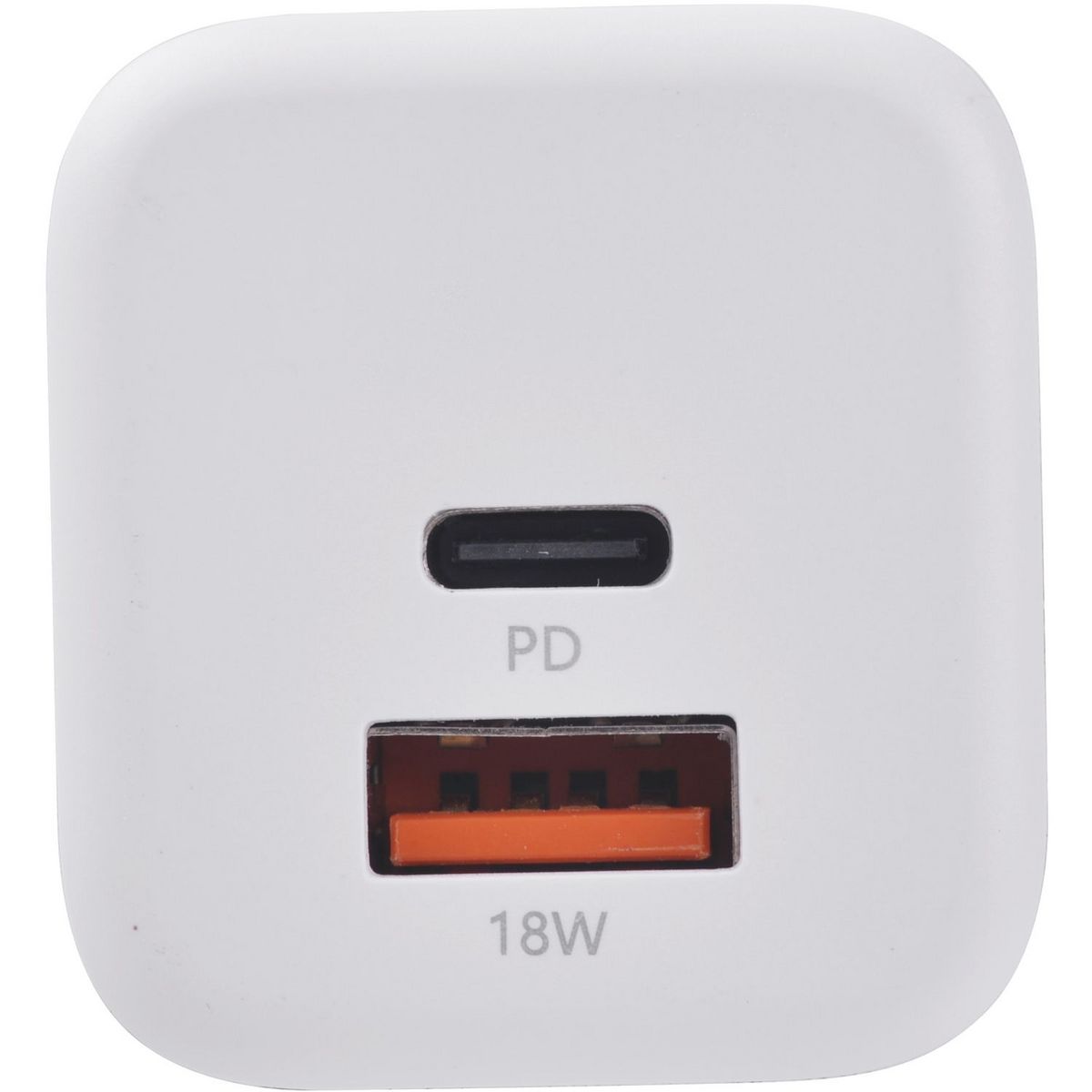 QILIVE Chargeur maison USB C/USB A - Blanc