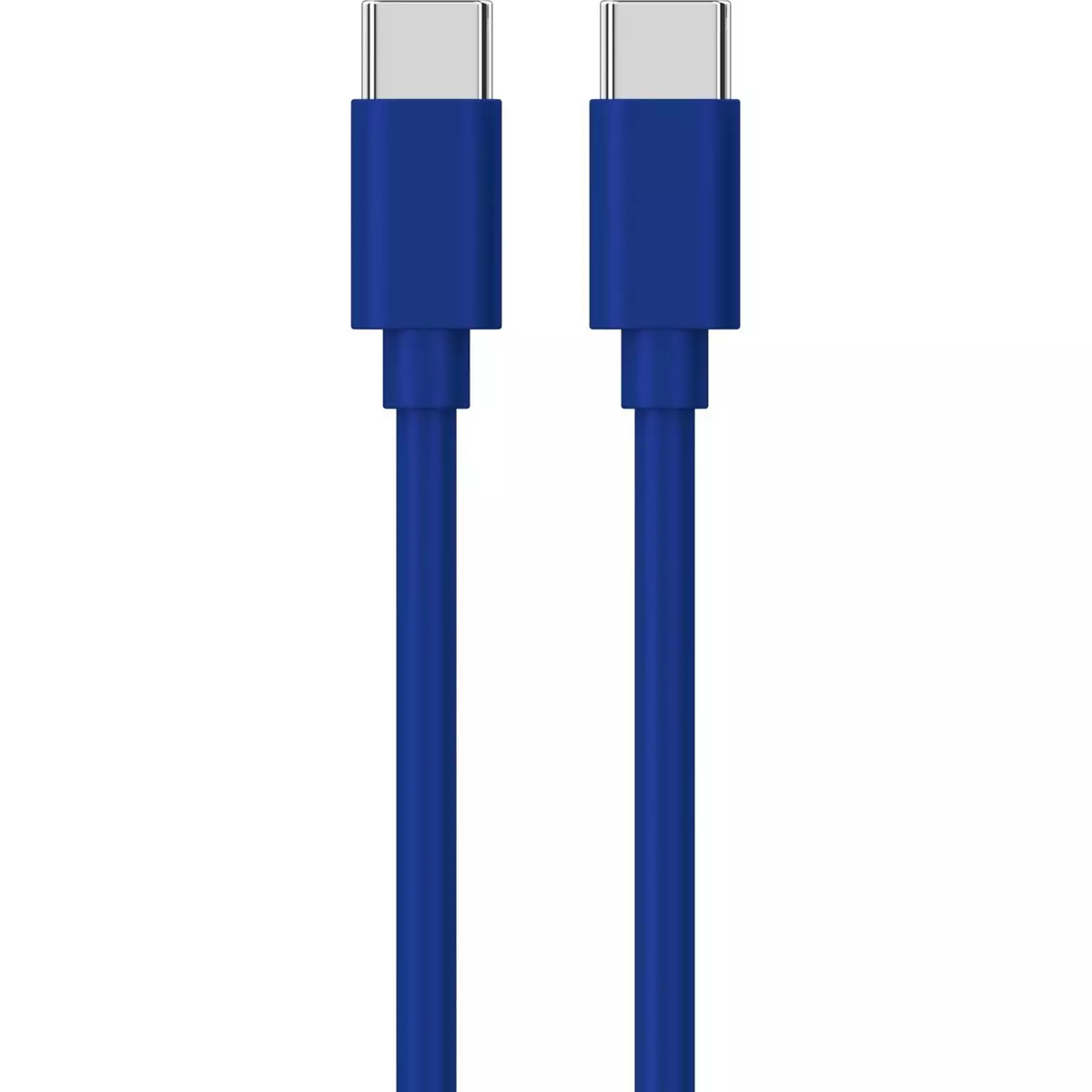 QILIVE Câble USB C/USB C - Bleu
