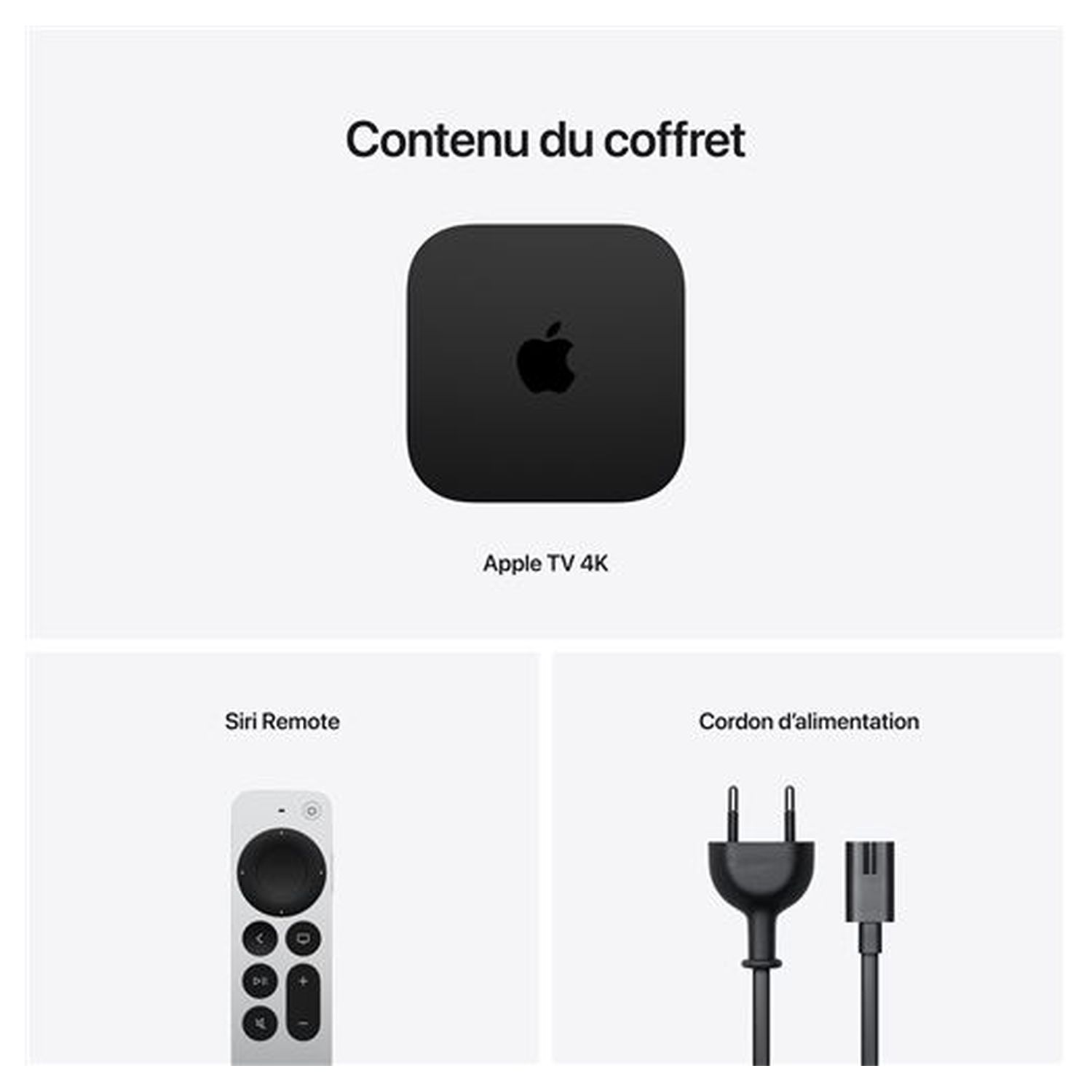 Voir la diapositive 4 : APPLE Box TV 4K 64Go Wifi - Noir