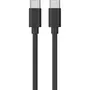 QILIVE Chargeur voiture USB C+Câble USB C x2 - Noir