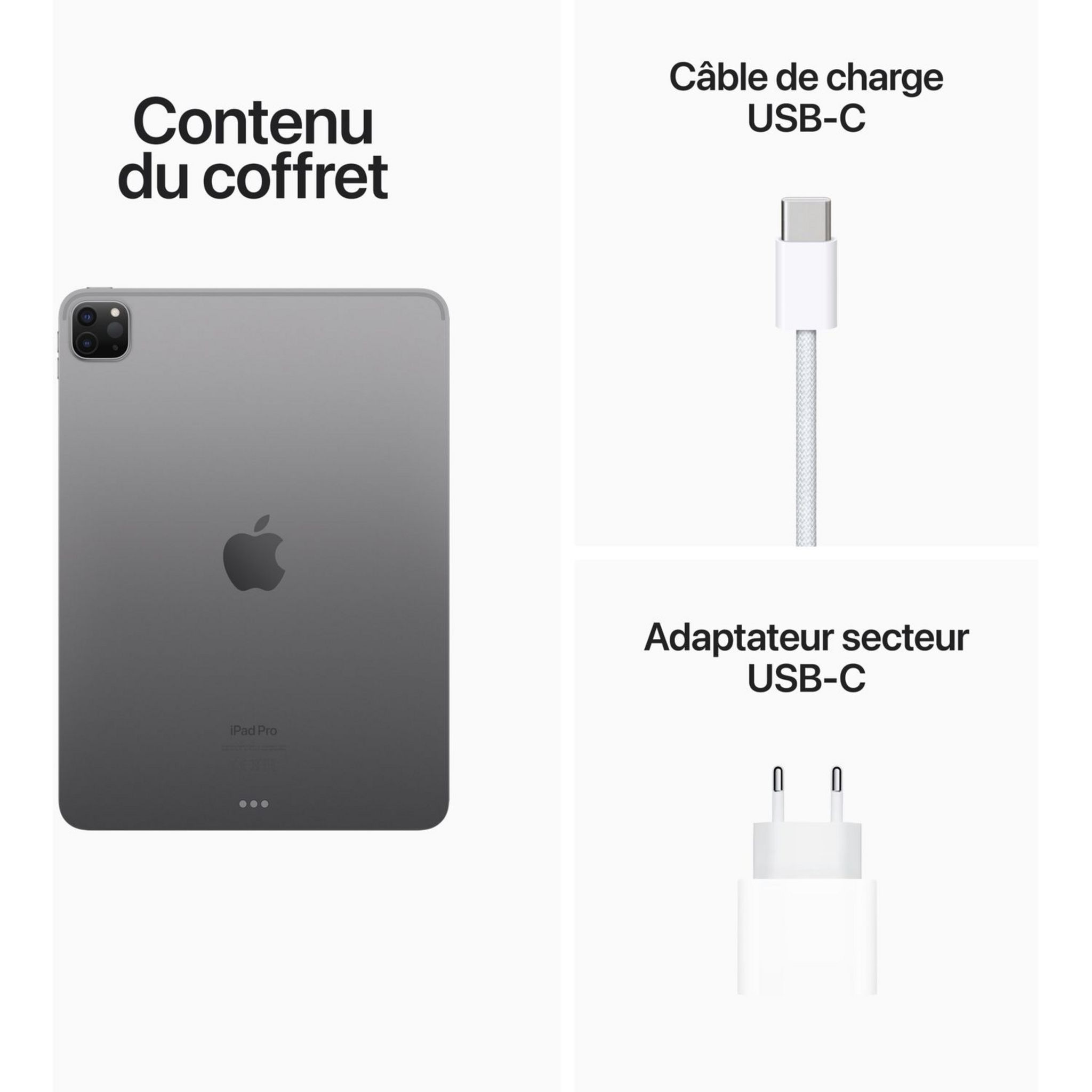 Voir la diapositive 3 : APPLE Tablette Tactile IPAD PRO 11P 256 - Gris sidéral