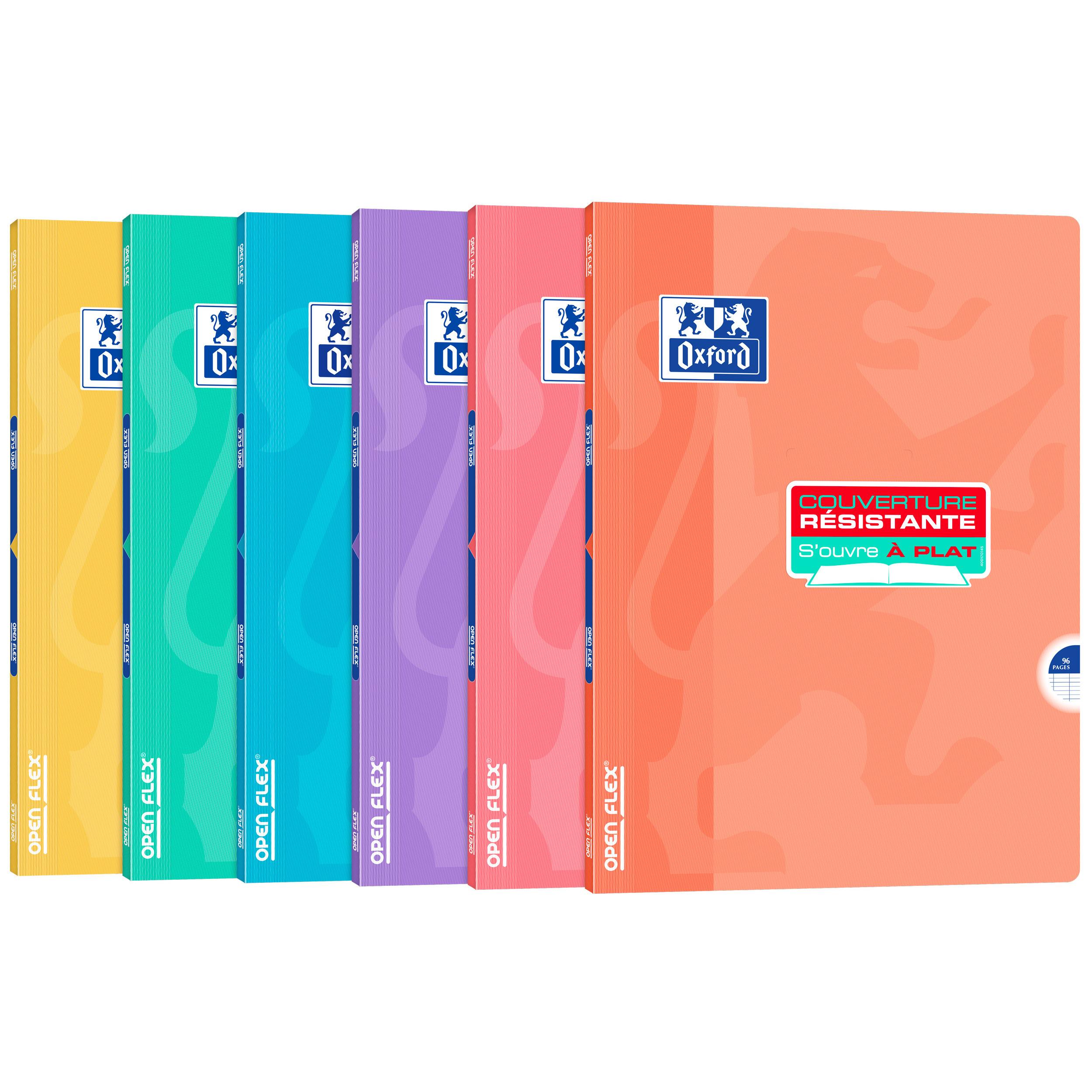 HAMELIN Cahier Oxford Openflex Pastel 24x32cm 96 pages Seyes