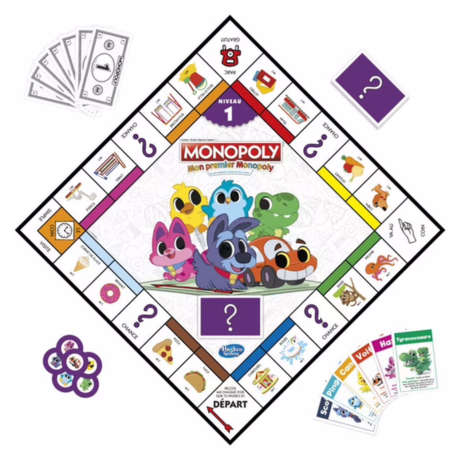 Voir la diapositive 6 : HASBRO Jeu Monopoly Junior 2 en 1