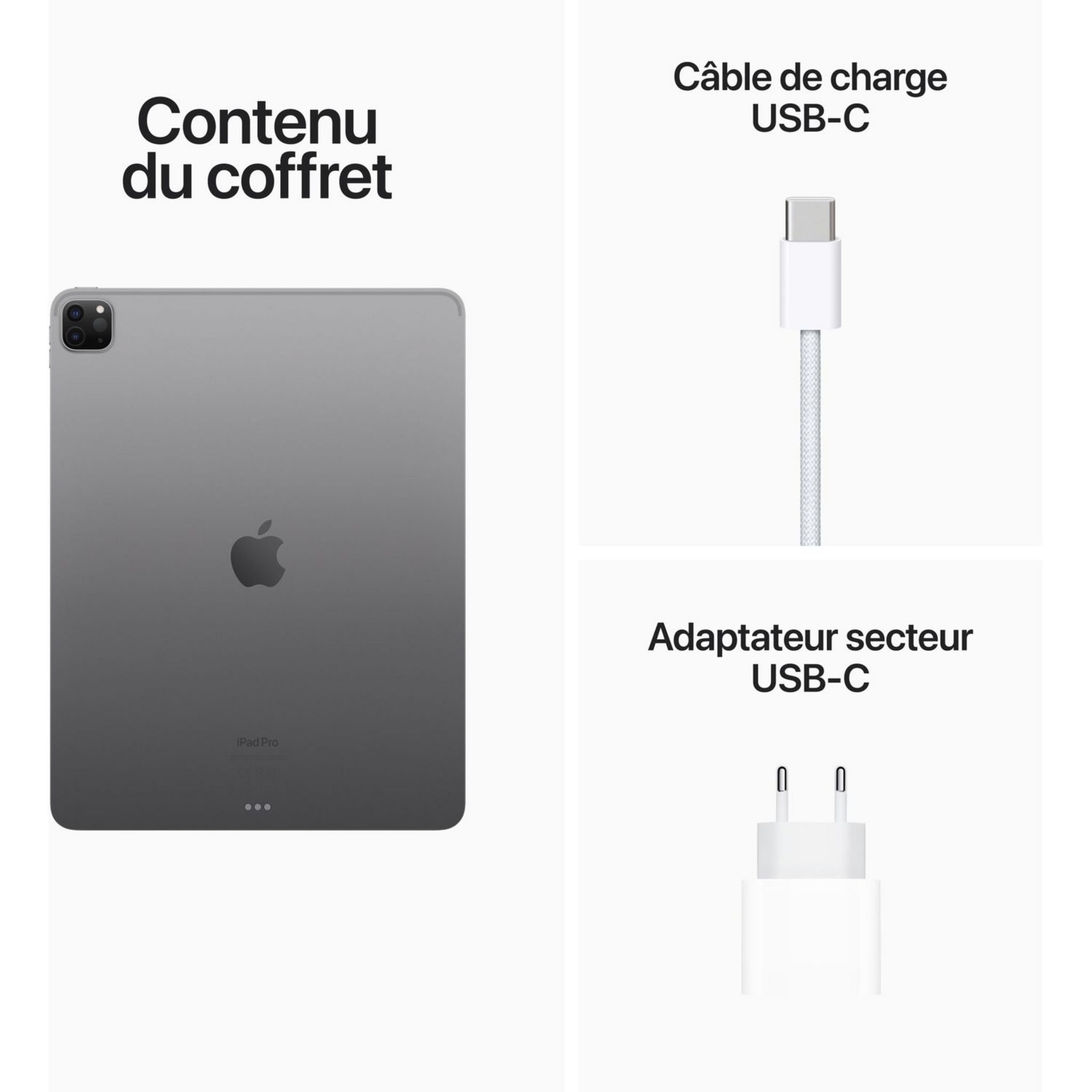 Voir la diapositive 2 : APPLE Tablette Tactile IPAD PRO 12.9P 128 - Gris sidéral