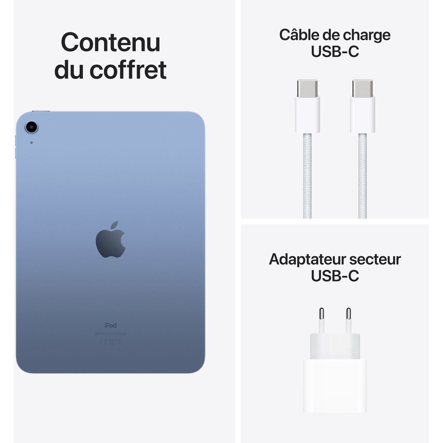 Voir la diapositive 2 : APPLE Tablette Tactile IPAD 10.9P 64 - Bleu