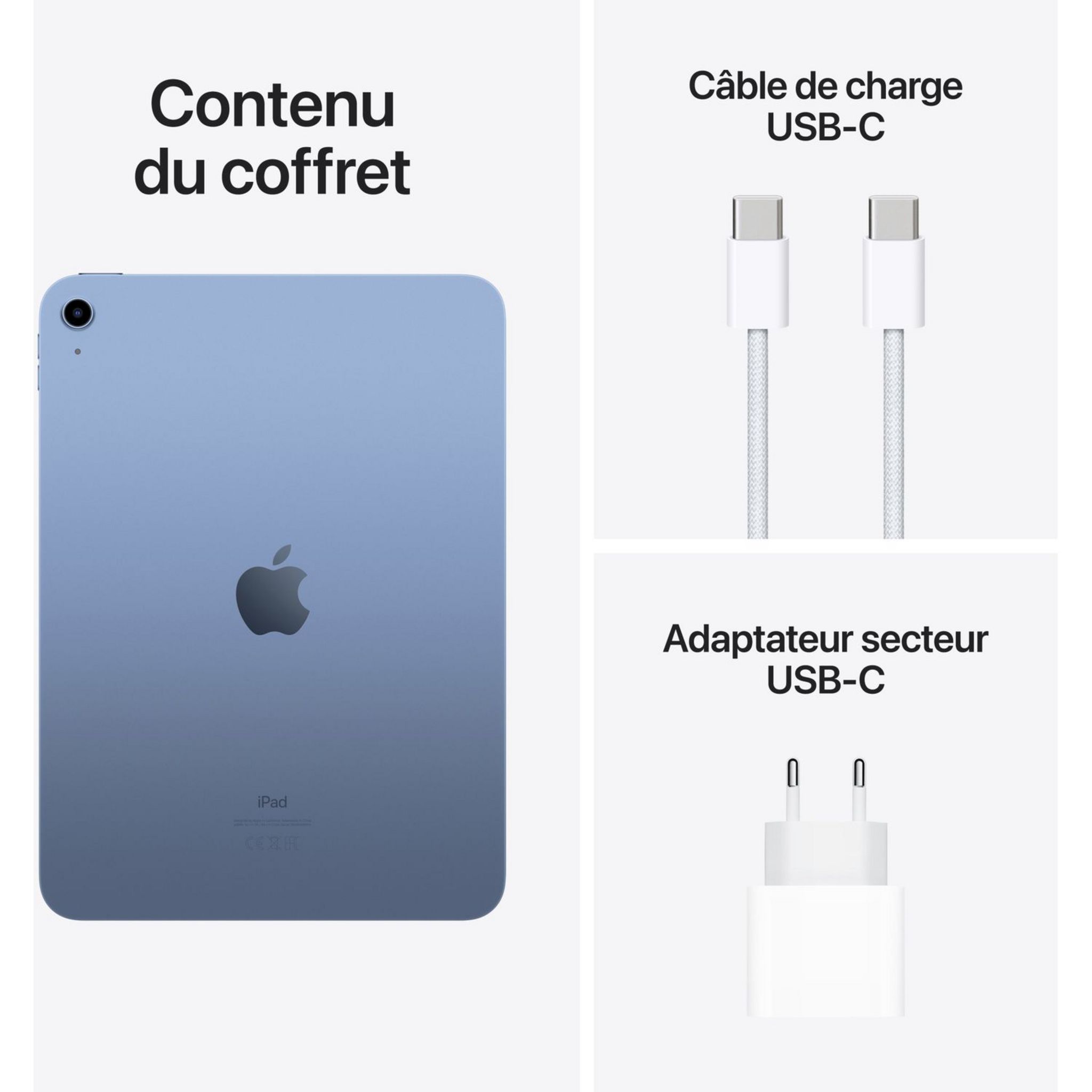 Voir la diapositive 2 : APPLE Tablette Tactile IPAD 10.9P 64 - Bleu