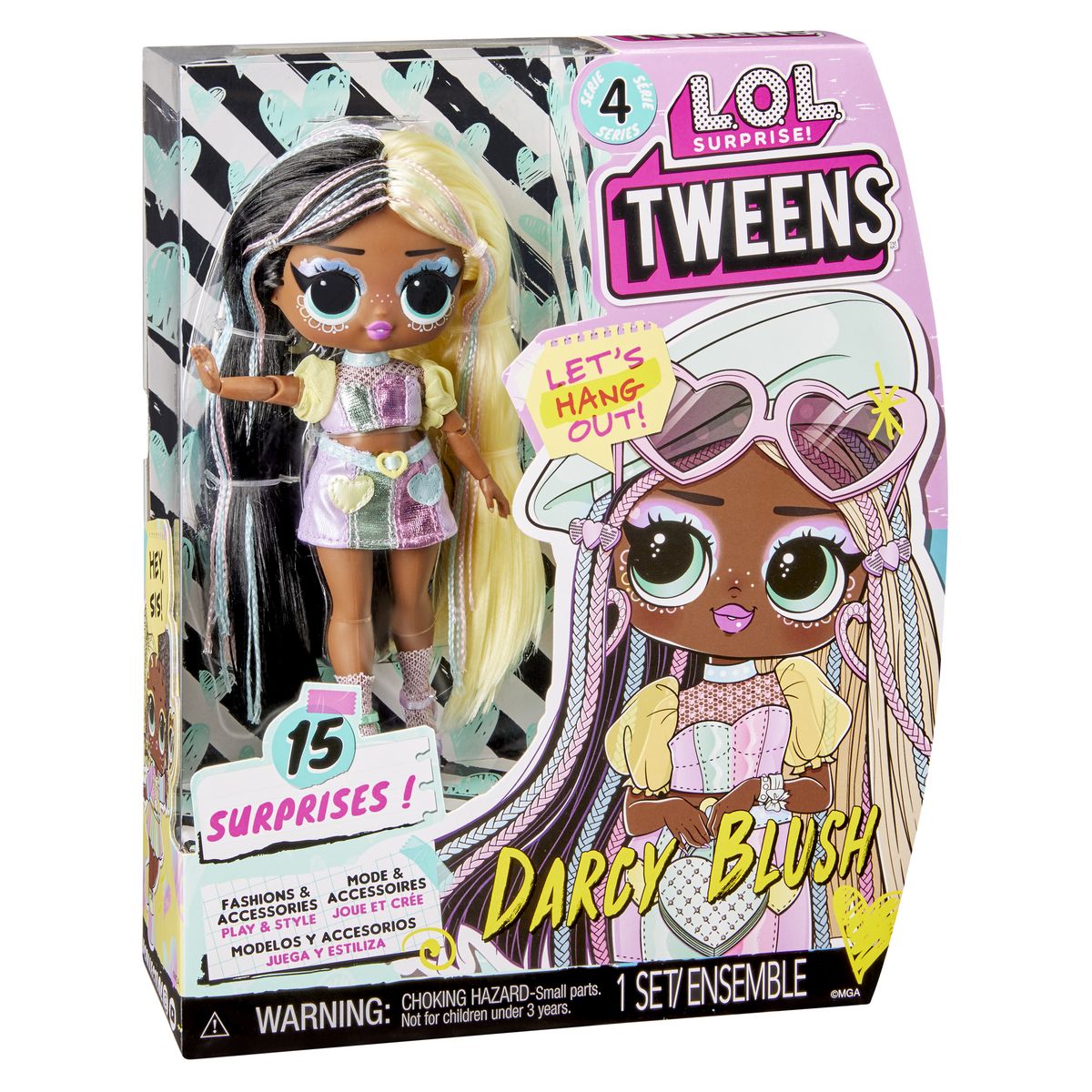 MGA Poupée LOL Surprise TWEENS 17 cm - Darcy Blush