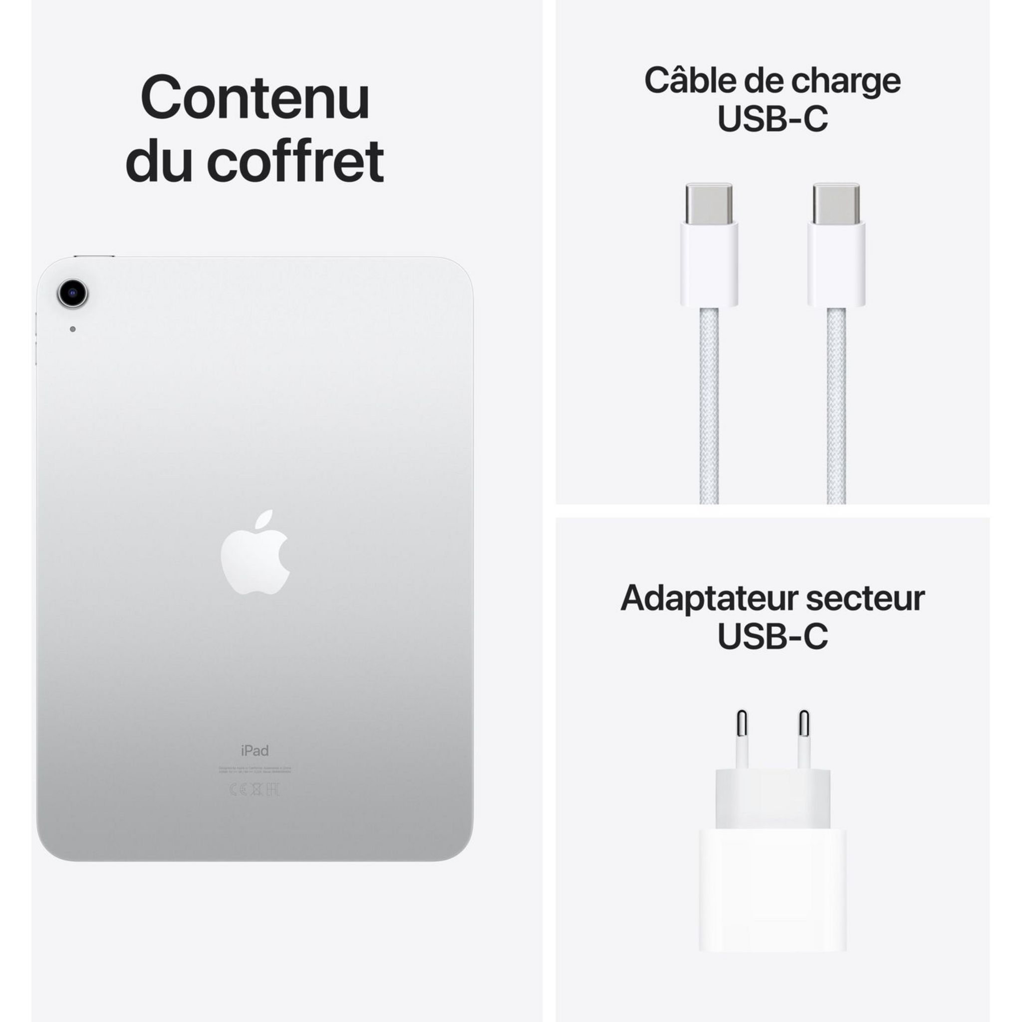 Voir la diapositive 3 : APPLE Tablette Tactile IPAD 10.9P 64 - Argent