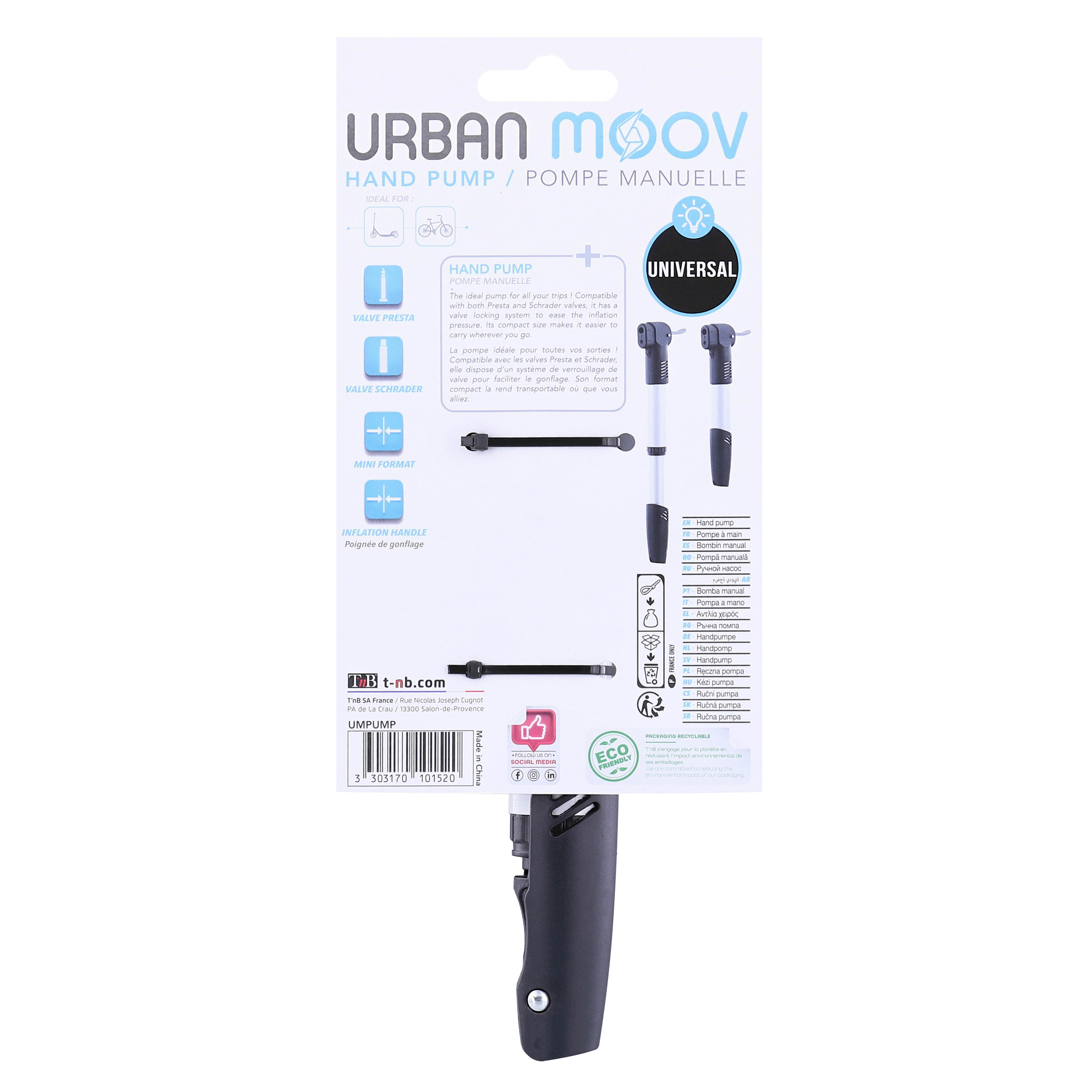Voir la diapositive 4 : URBAN MOOV Pompe de gonflage