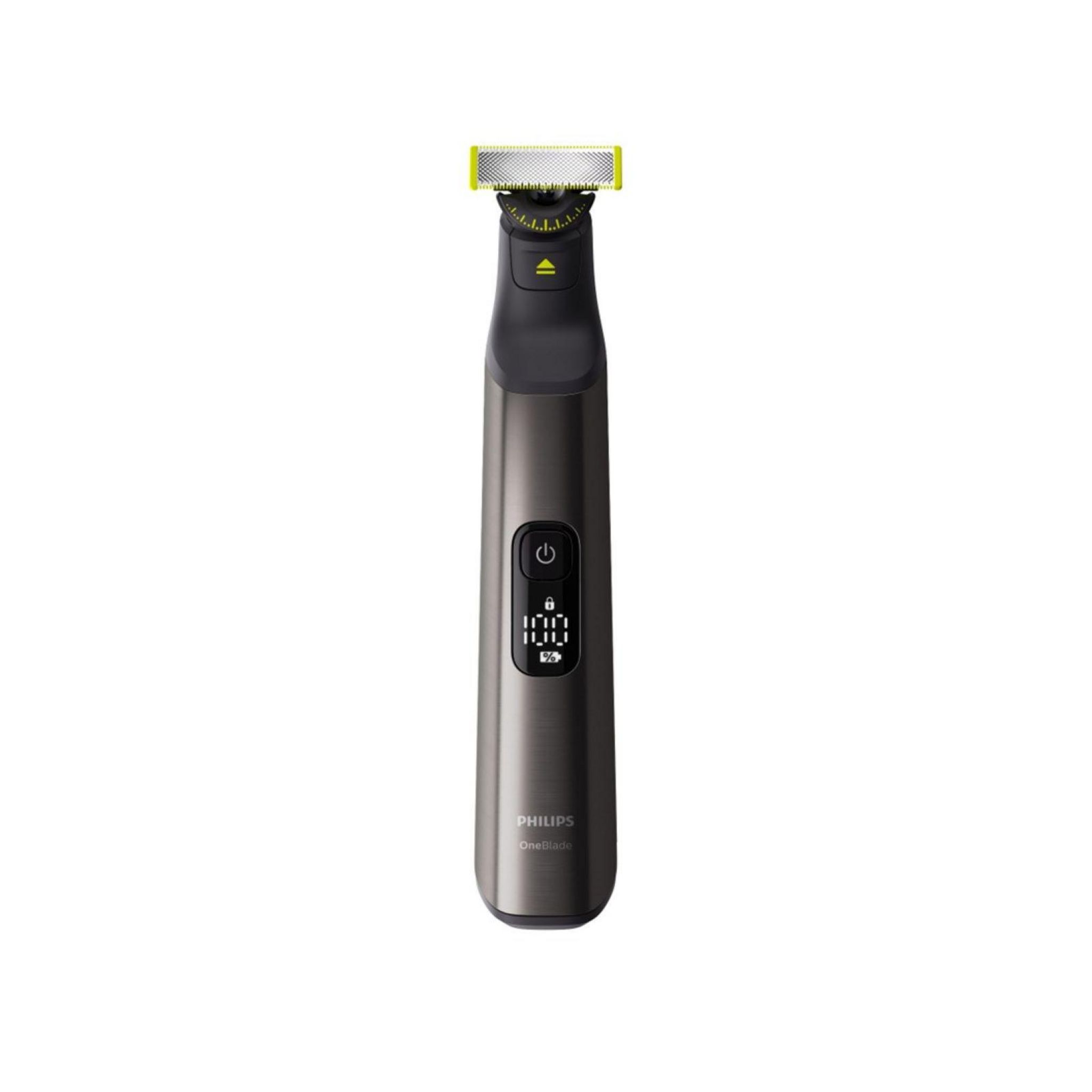 Voir la diapositive 3 : PHILIPS Tondeuse barbe et corps sans fil One Blade QP6551/15 - Gris