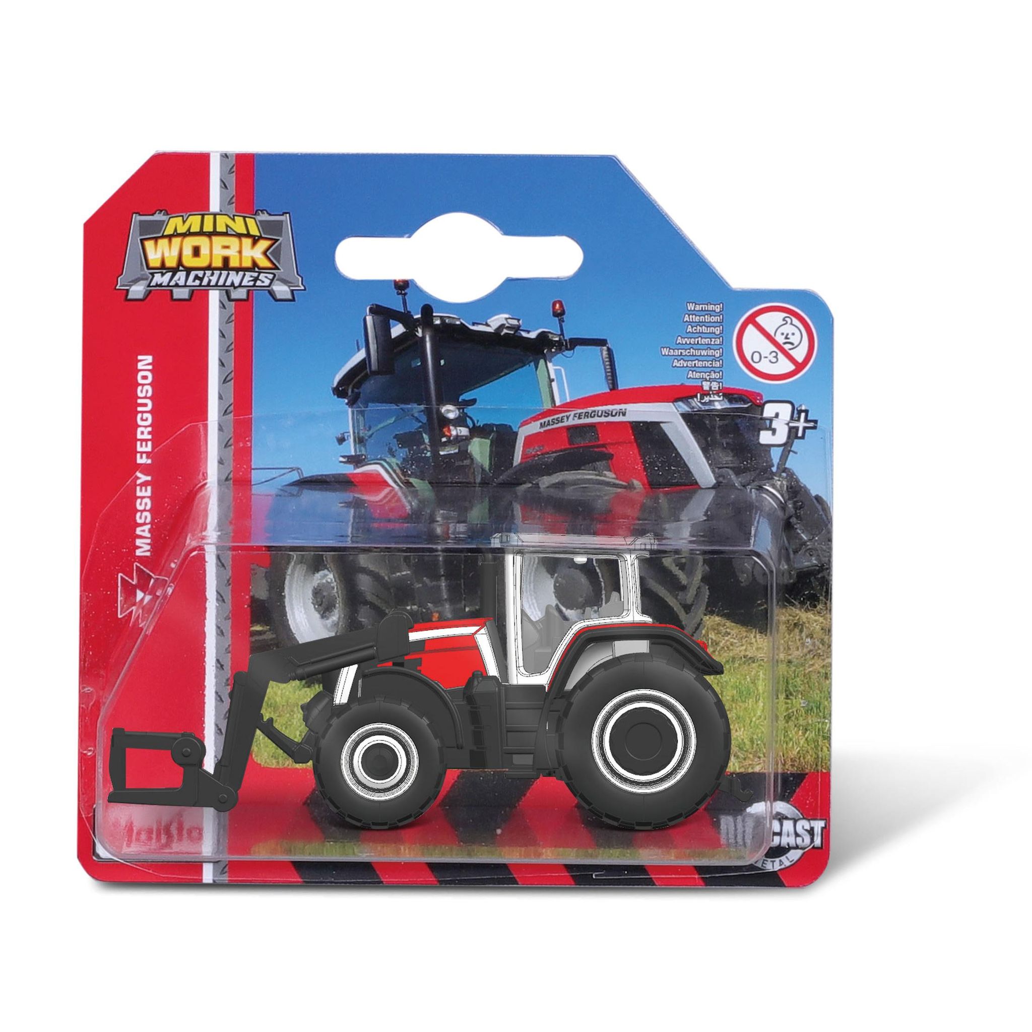 BBURAGO Tracteur+Chargeuse échelle 1/72ème