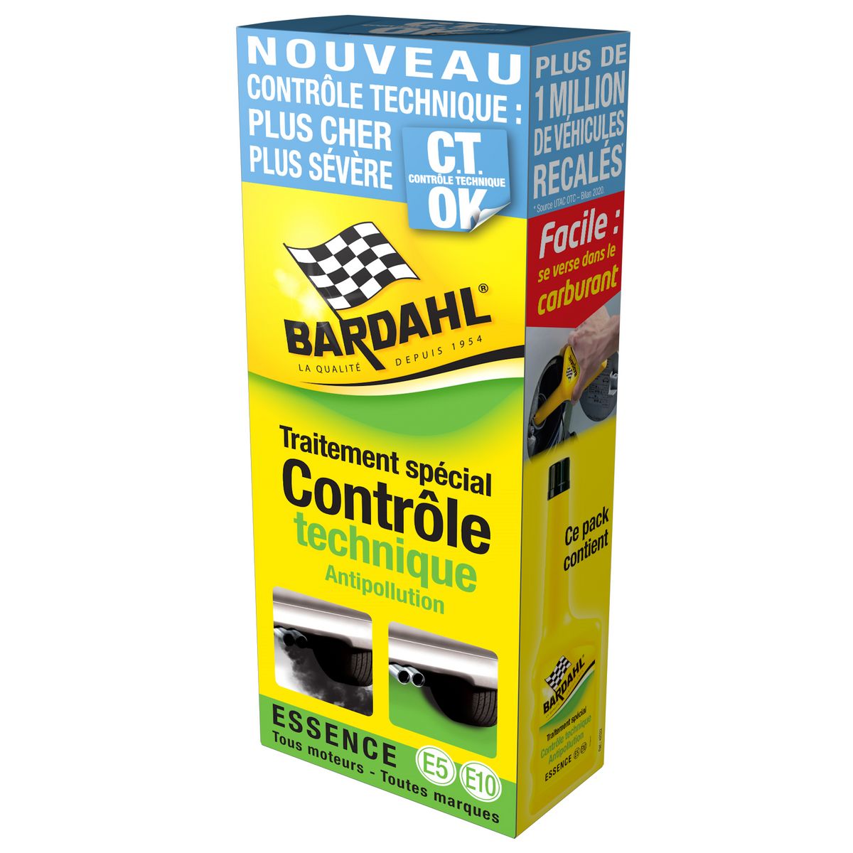 BARDAHL Traitement contrôle technique essence