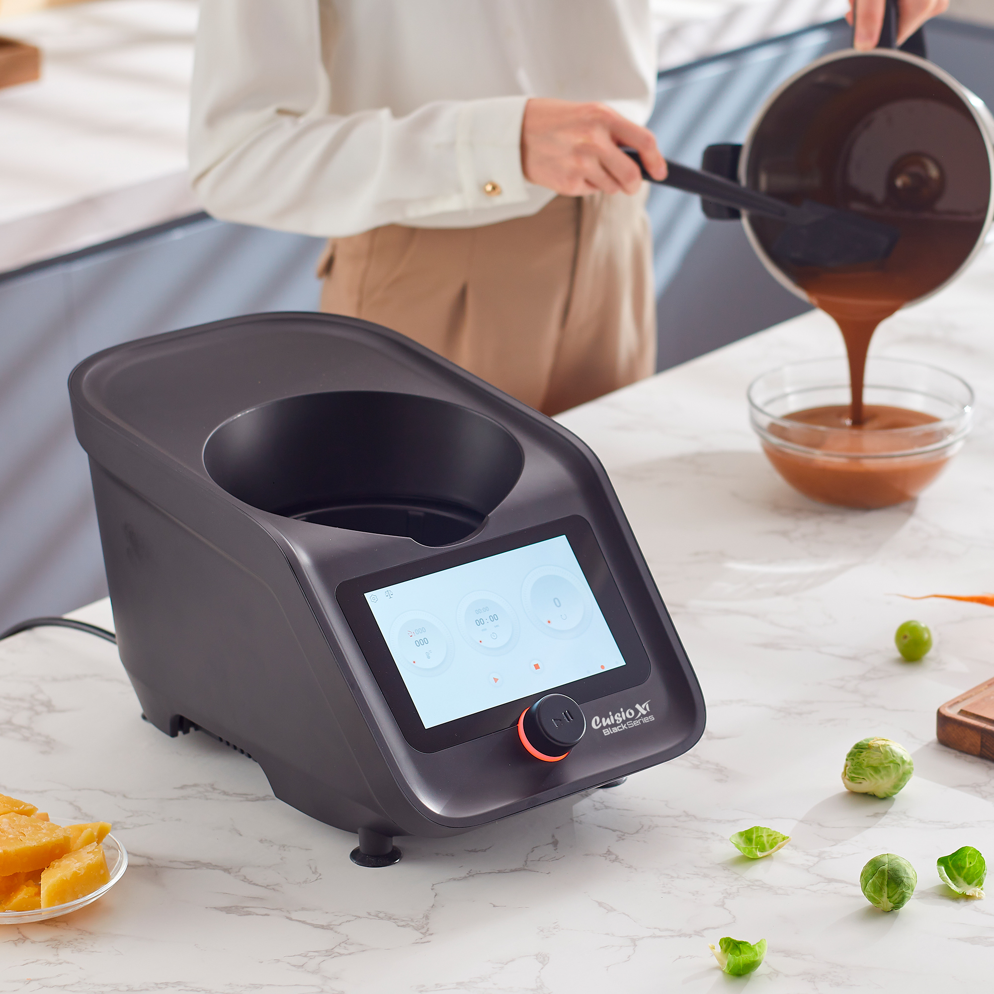 Voir la diapositive 20 : KITCHENCOOK Robot cuiseur multifonction connecté CUISIO XT CONNECT - Noir