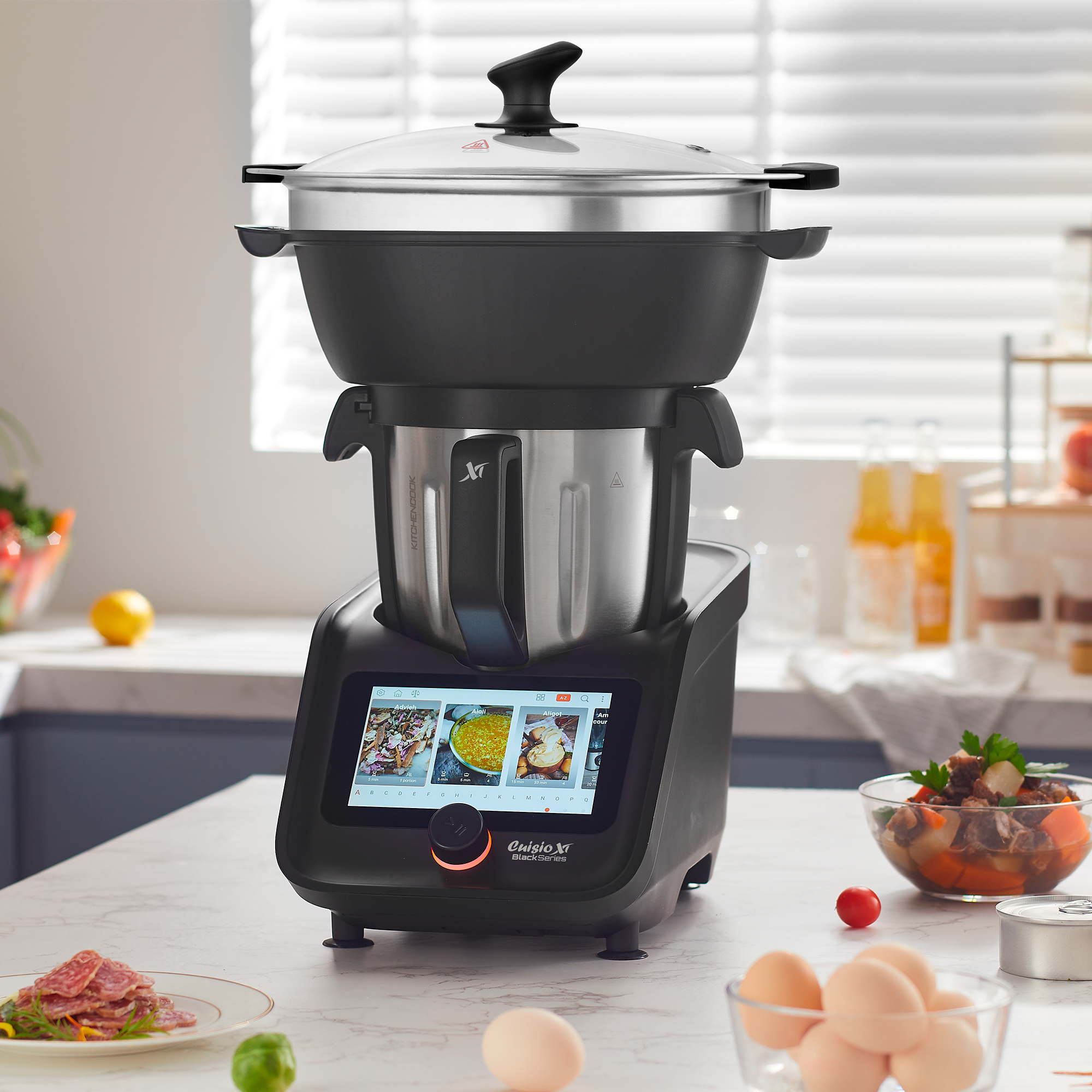 Voir la diapositive 23 : KITCHENCOOK Robot cuiseur multifonction connecté CUISIO XT CONNECT - Noir