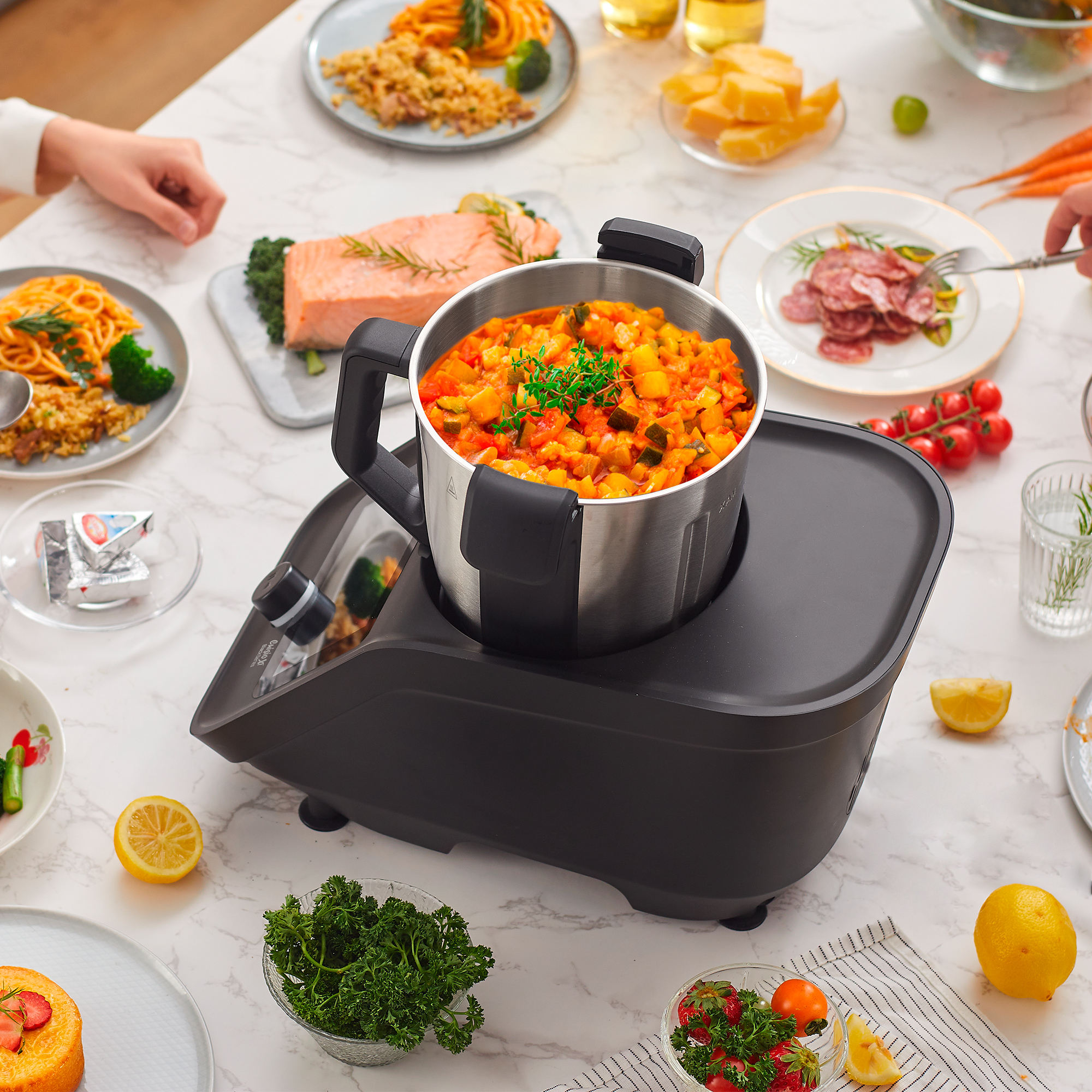 Voir la diapositive 24 : KITCHENCOOK Robot cuiseur multifonction connecté CUISIO XT CONNECT - Noir