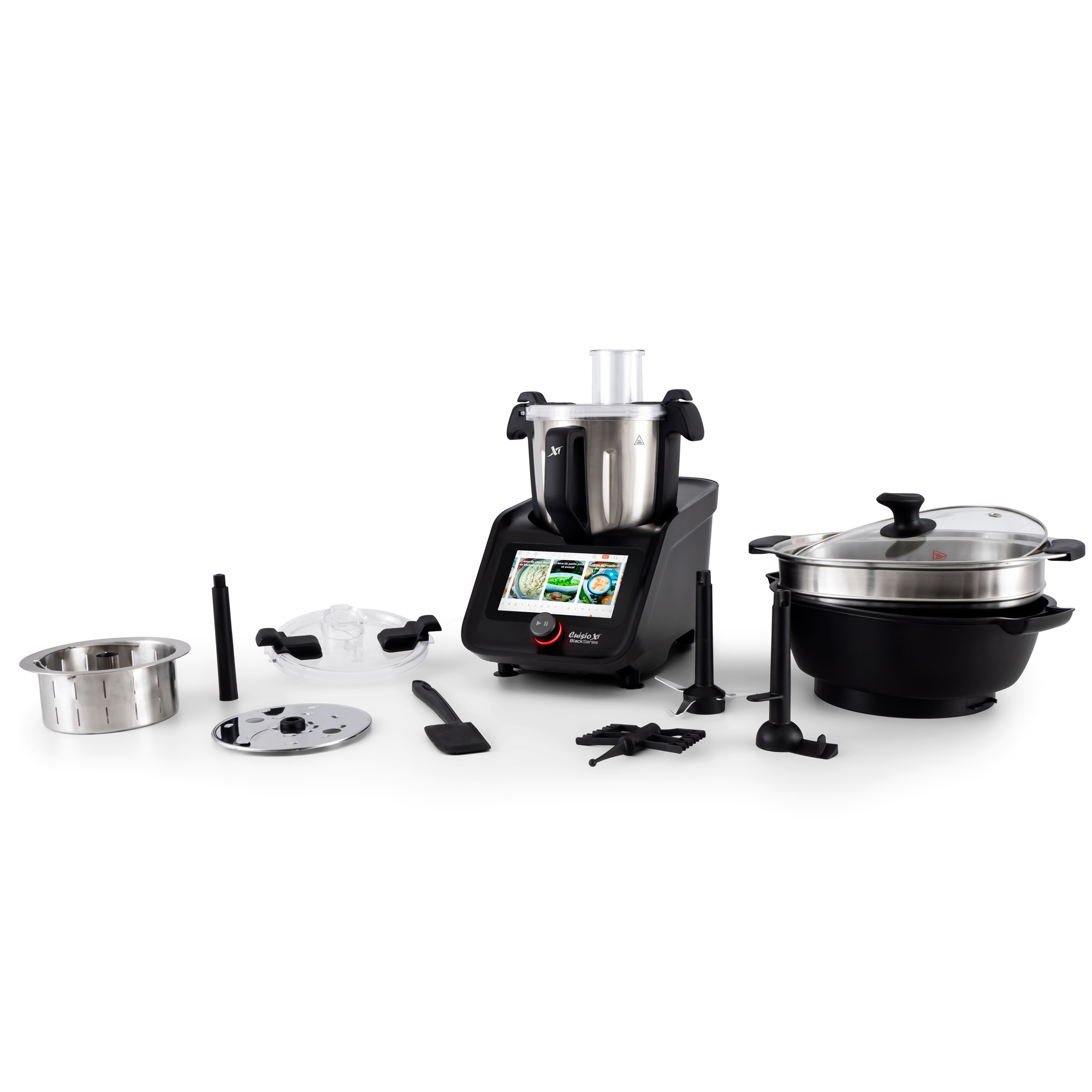Voir la diapositive 4 : KITCHENCOOK Robot cuiseur multifonction connecté CUISIO XT CONNECT - Noir