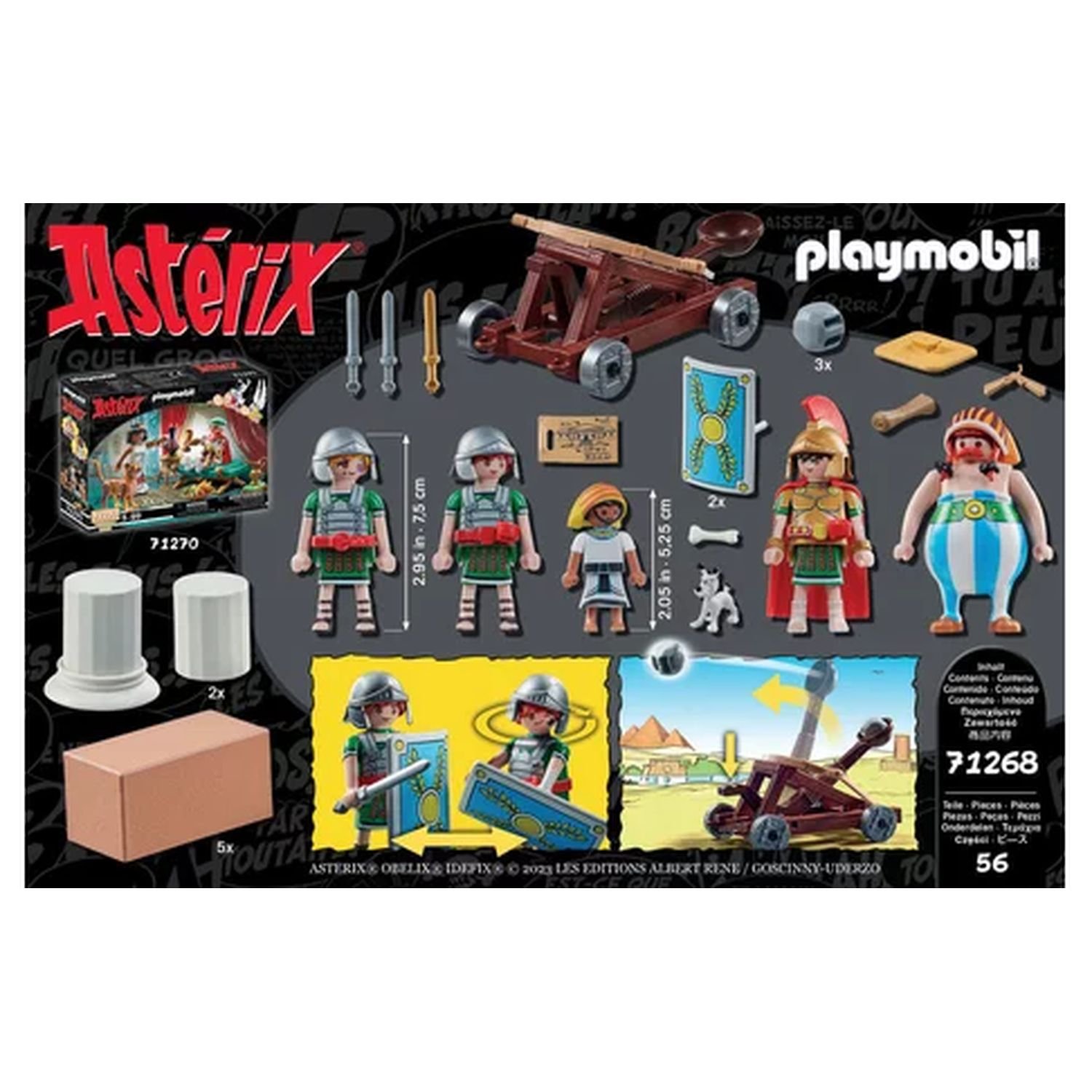 Voir la diapositive 8 : PLAYMOBIL 71268 Numérobis et la bataille du palais - Astérix et Obélix