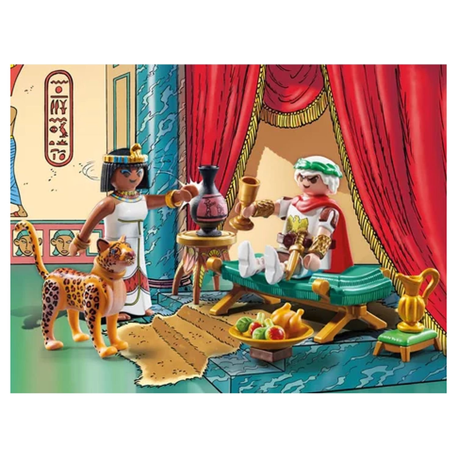 Voir la diapositive 7 : PLAYMOBIL Astérix 71270 - César et Cléopâtre