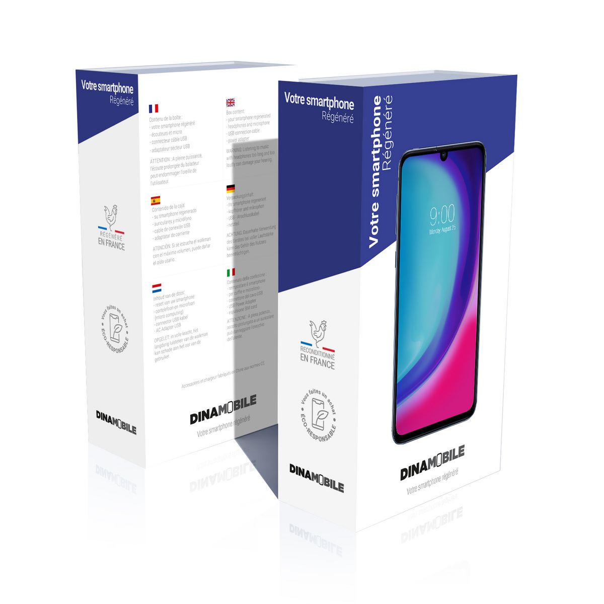 SAMSUNG Galaxy S10 reconditionné DINA Grade A+ 128GO - Noir