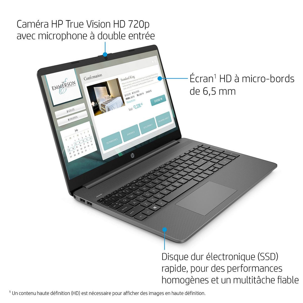 HP Ordinateur portable HP 15S-EQ2050NF
