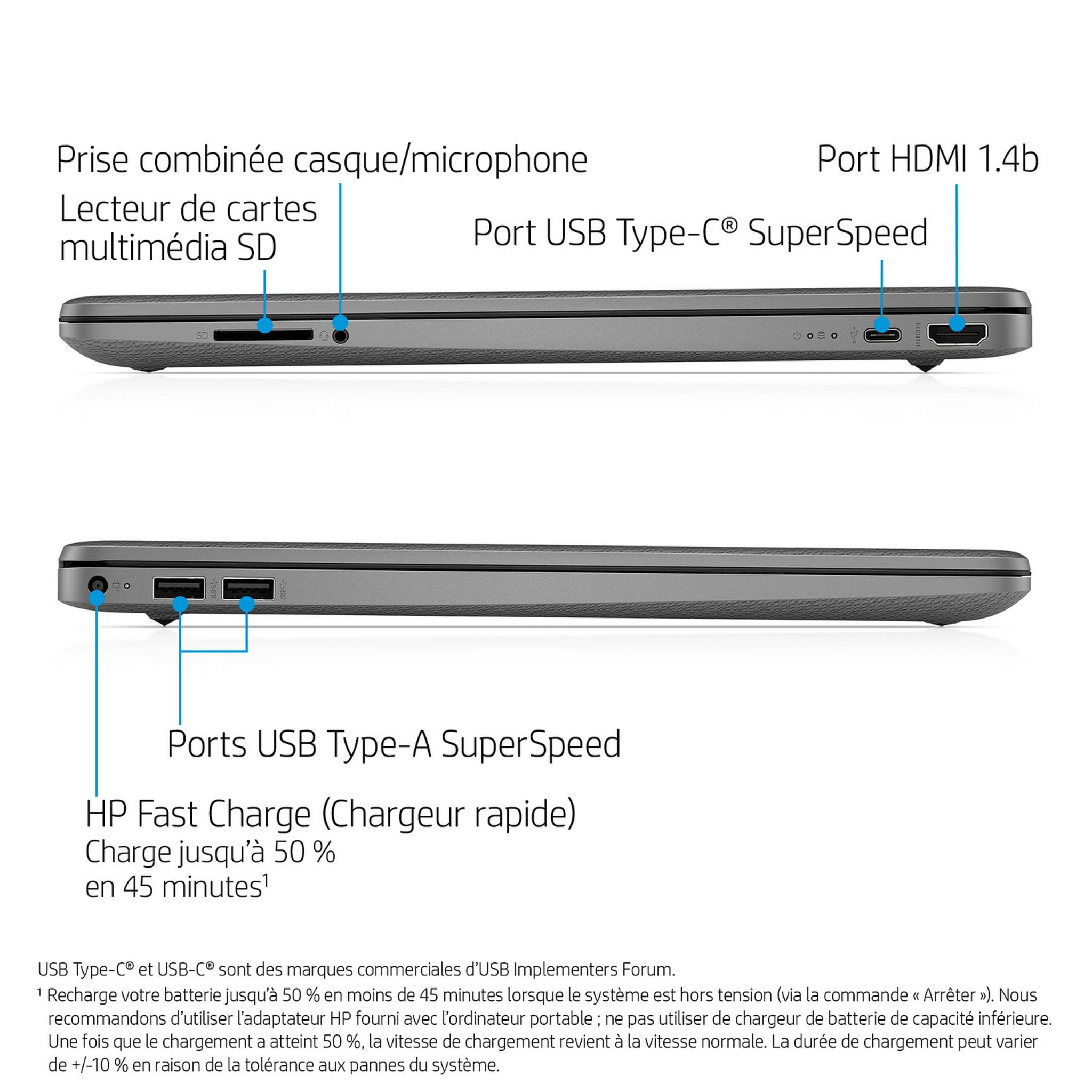Voir la diapositive 6 : HP Ordinateur portable HP 15S-EQ2050NF