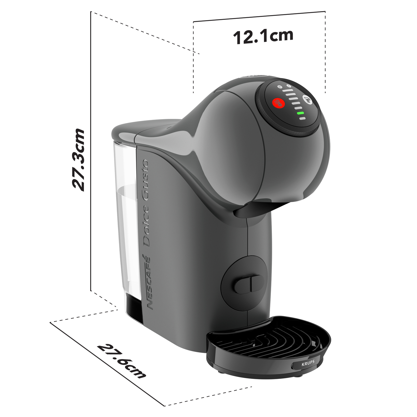 Voir la diapositive 12 : KRUPS Machine à café expresso Nescafé Dolce Gusto YY4893FD - Anthracite