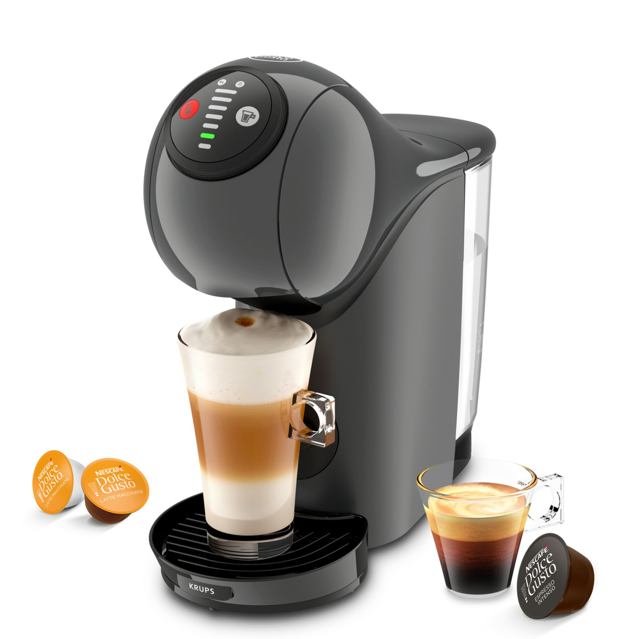 Voir la diapositive 8 : KRUPS Machine à café expresso Nescafé Dolce Gusto YY4893FD - Anthracite