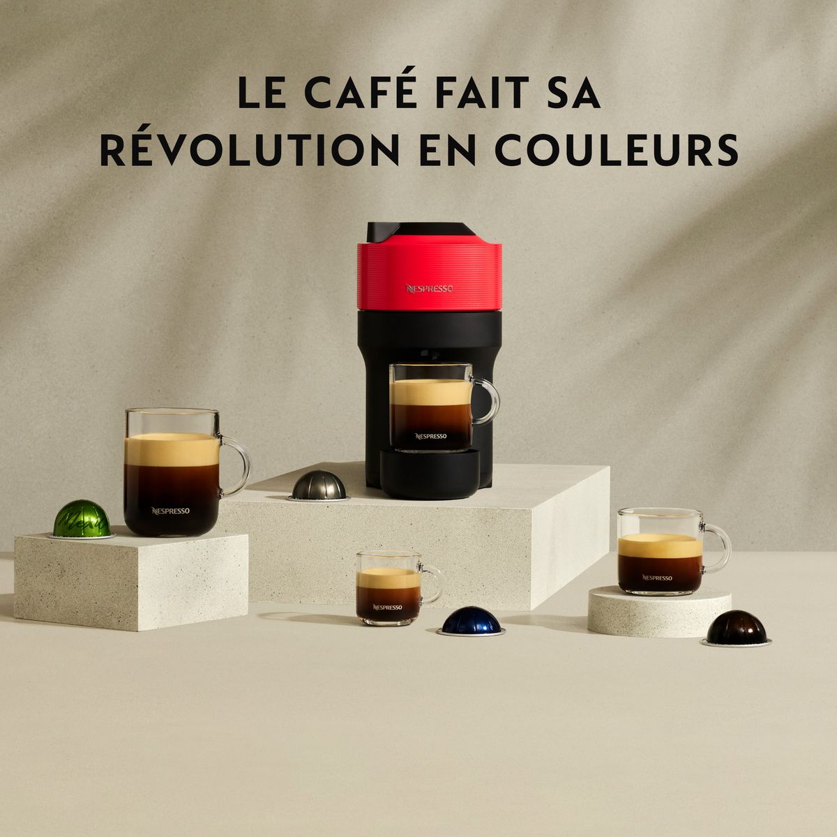 KRUPS Machine à café Nespresso YY4888FD - Rouge