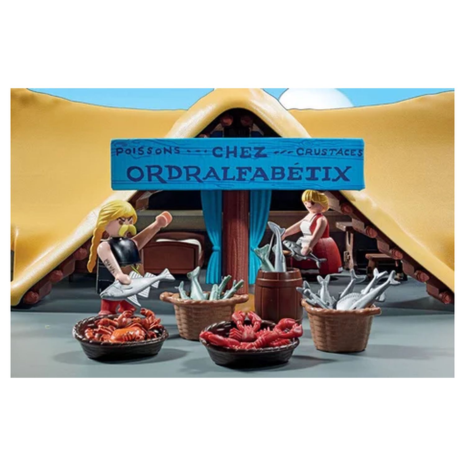 Voir la diapositive 5 : PLAYMOBIL Astérix 71266 - La Hutte d'Ordralfabetix