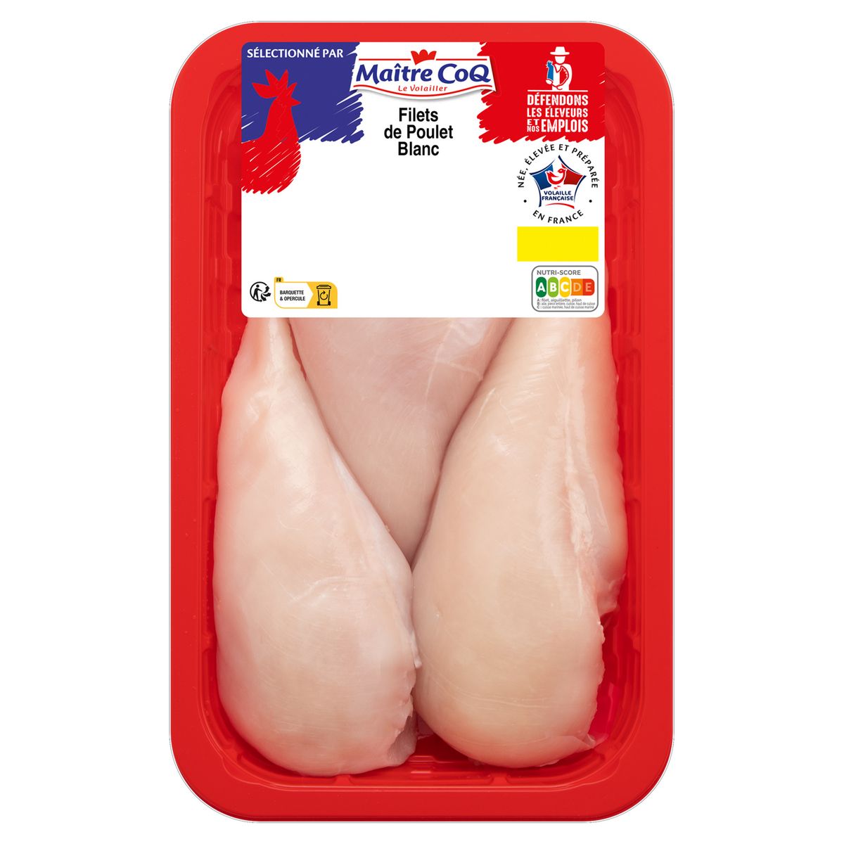 MAITRE COQ Filet de poulet blanc 600g