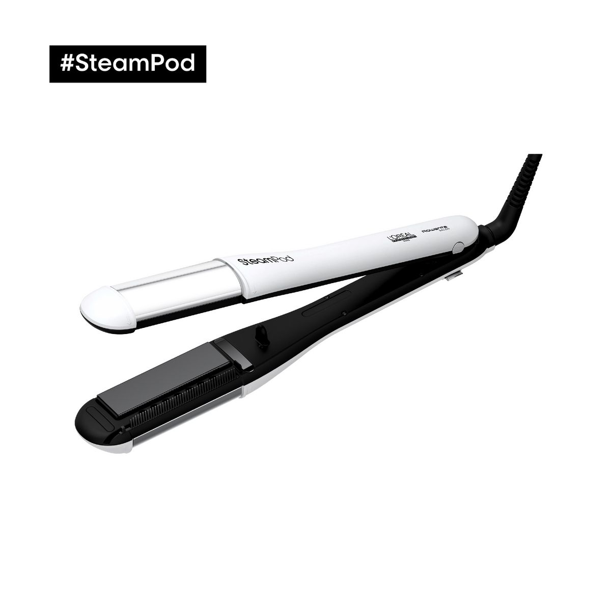 L'OREAL Lisseur boucleur à vapeur professionnel Steampod 4.0 - Blanc