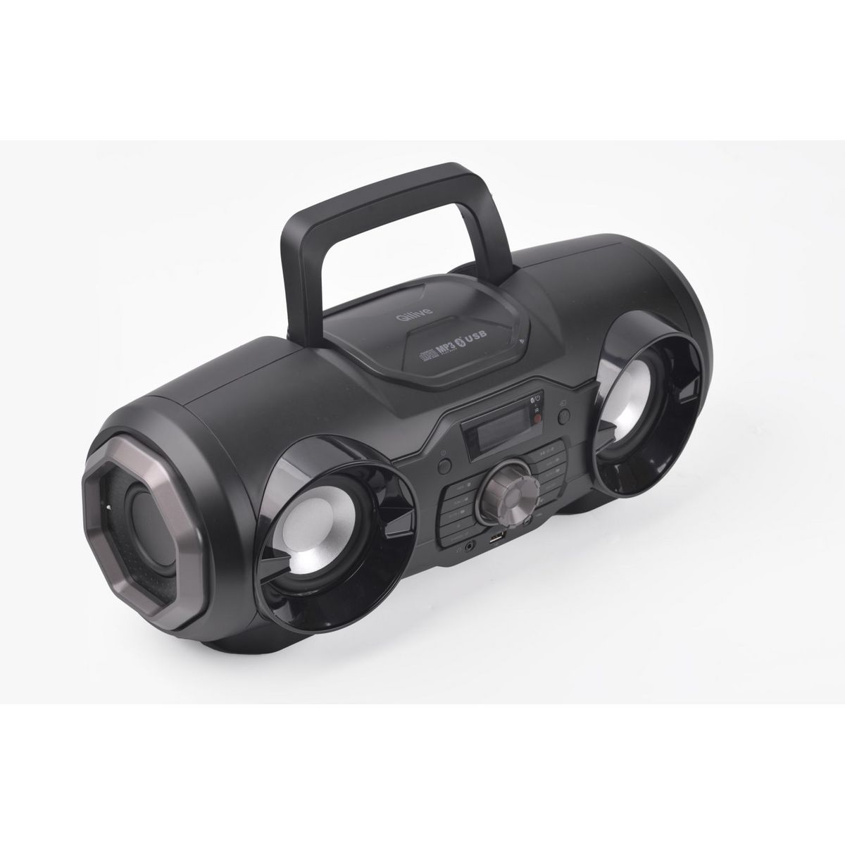 QILIVE Radio CD / USB  Bluetooth Boombox Q1328 - Noir