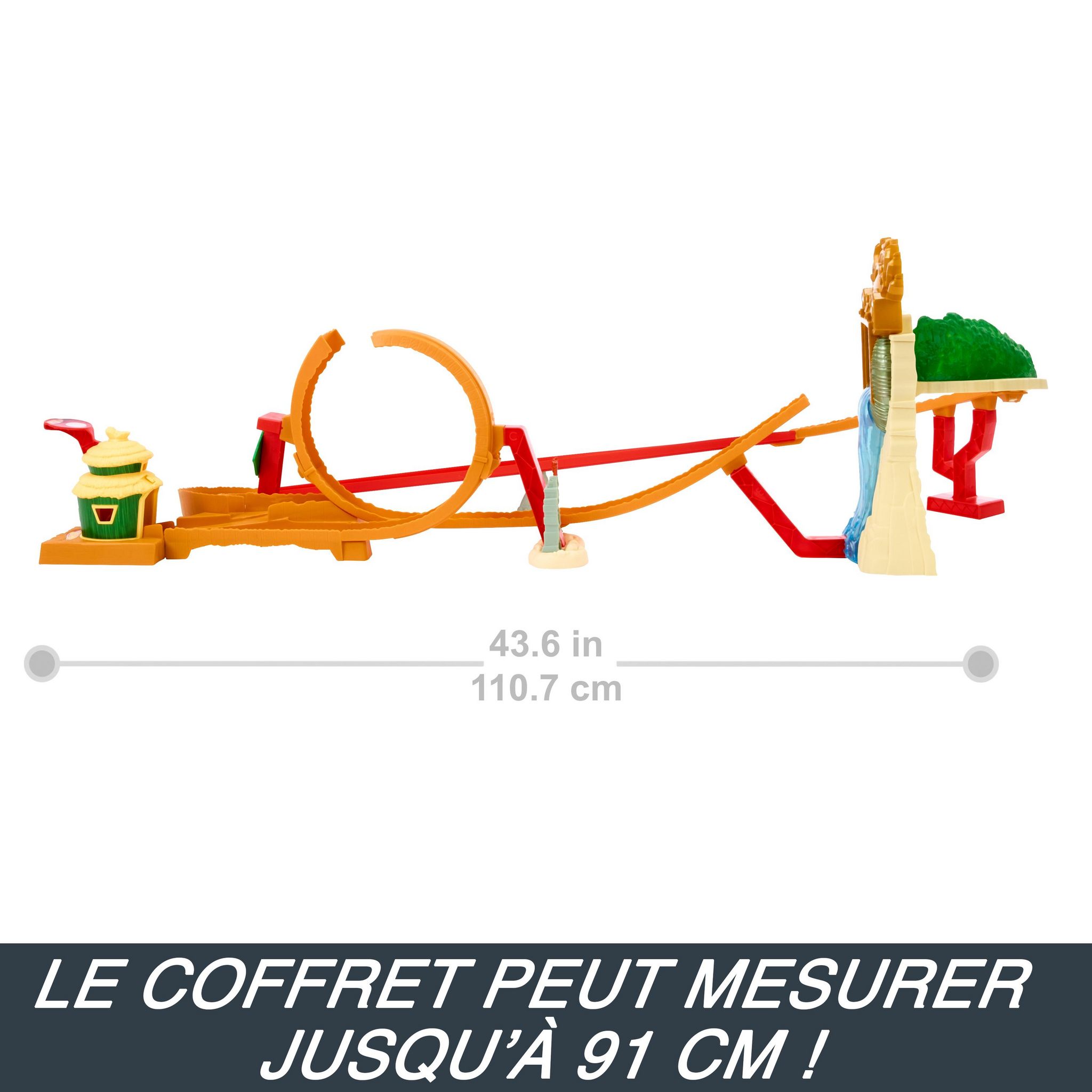 Voir la diapositive 3 : MATTEL Circuit Super Mario Bros Royaume de la jungle