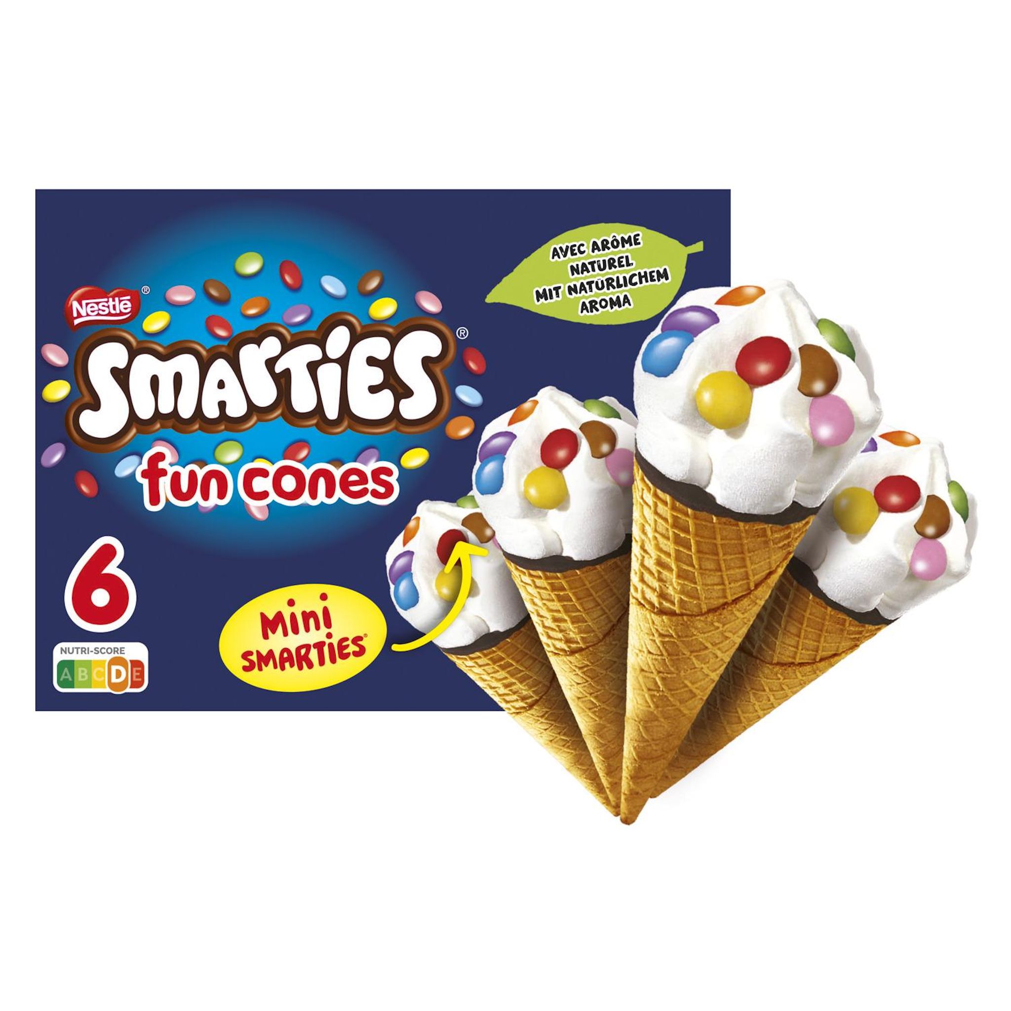 SMARTIES Cône fun 6 pièces 234g