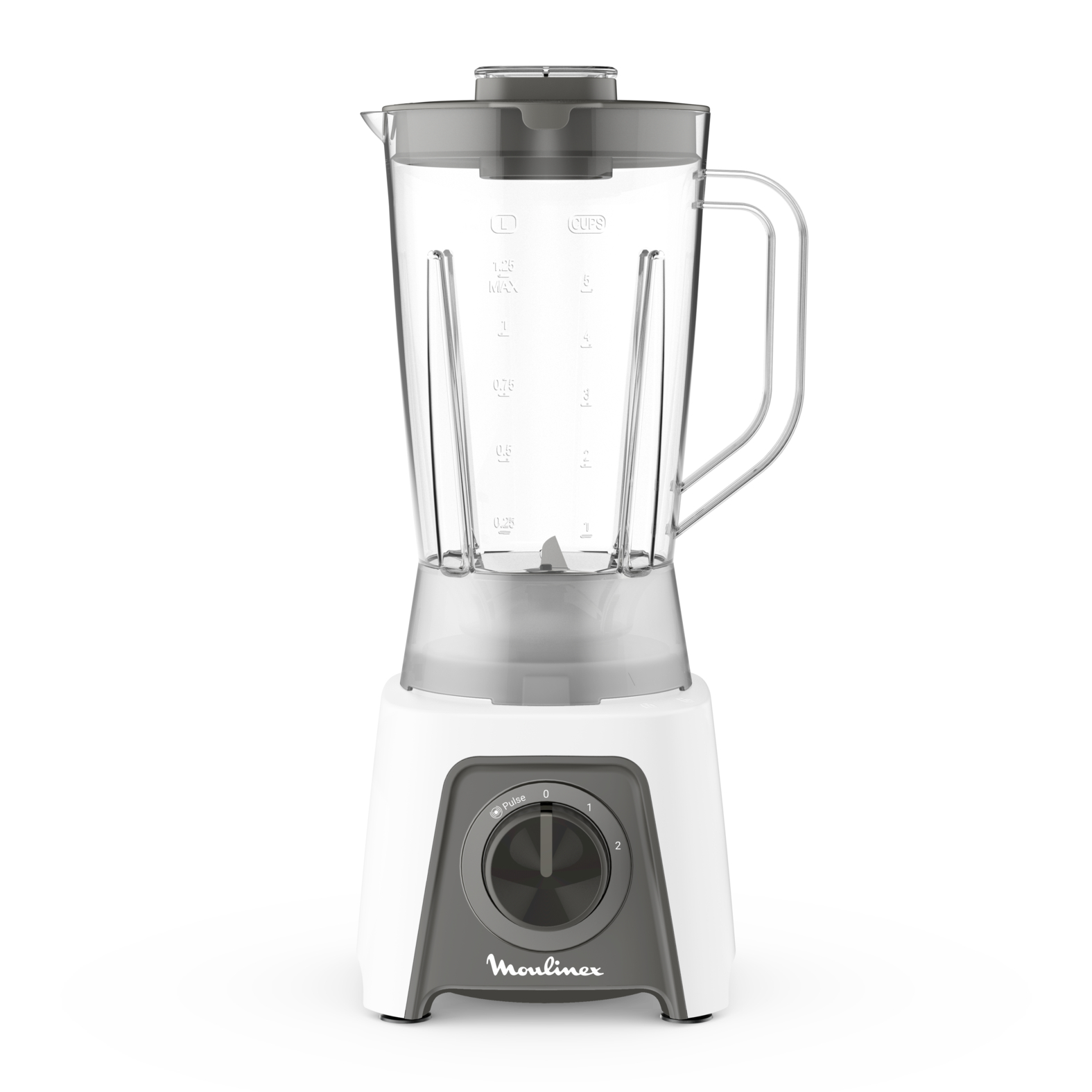 Voir la diapositive 2 : MOULINEX Blender LM2C0110 - Blanc