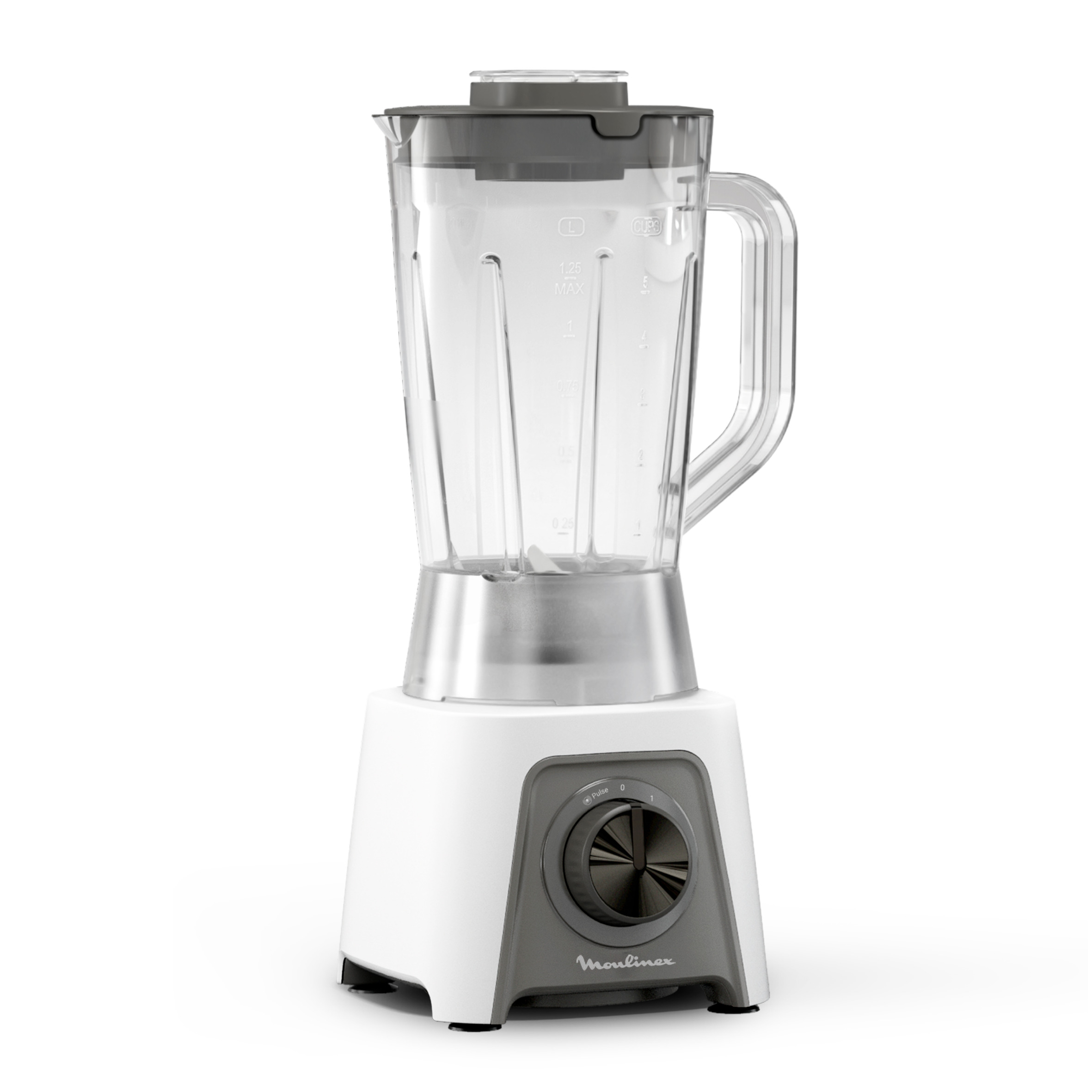Voir la diapositive 3 : MOULINEX Blender LM2C0110 - Blanc