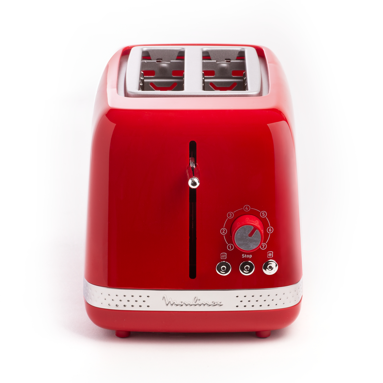 Voir la diapositive 3 : MOULINEX Grille-pain LT300510 - Rouge