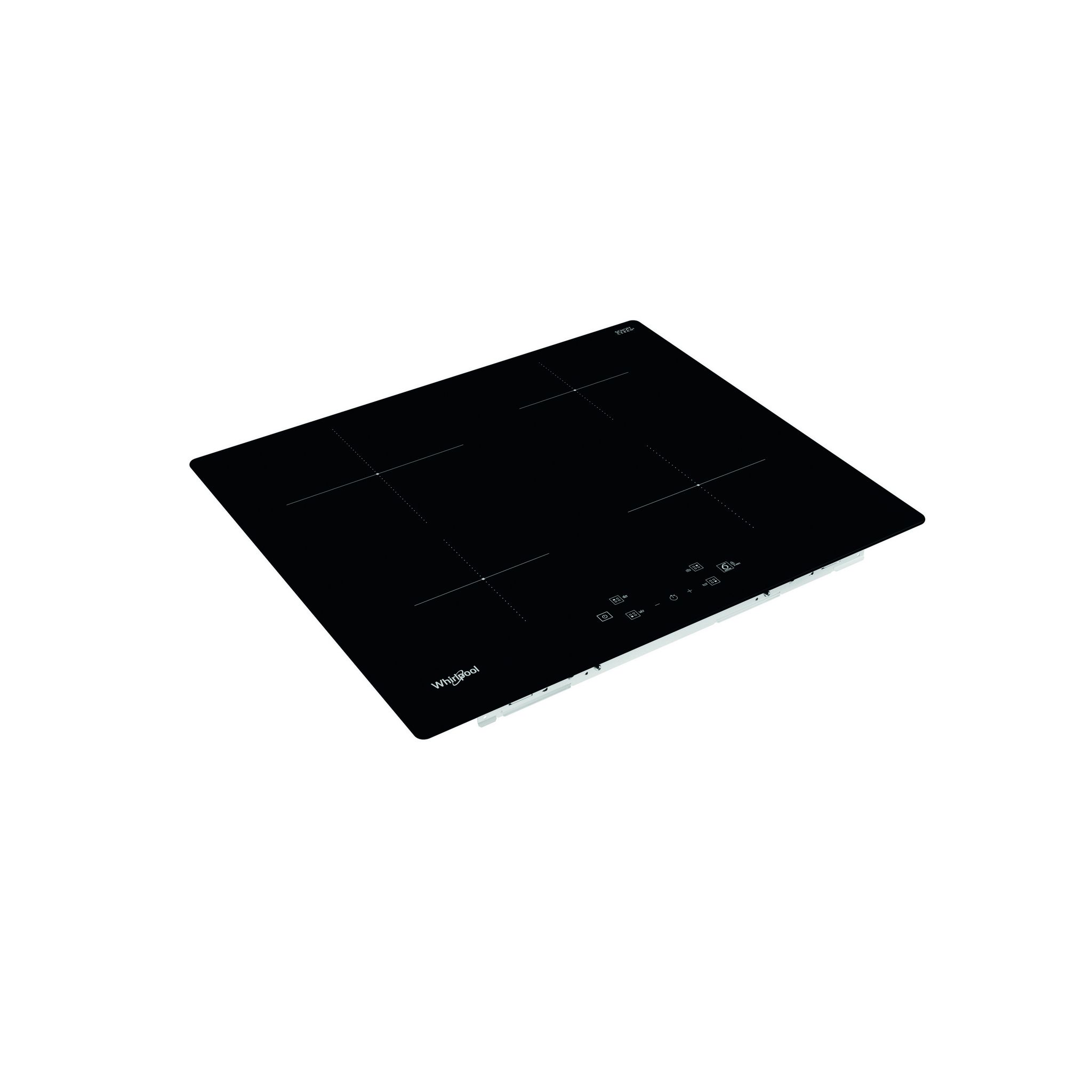 Voir la diapositive 7 : WHIRLPOOL Table de cuisson à induction WSQ2160NE, 59 cm, 4 foyers