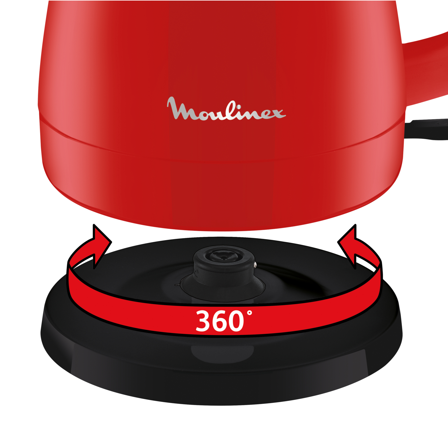 Voir la diapositive 5 : MOULINEX Bouilloire BY153510 - Rouge