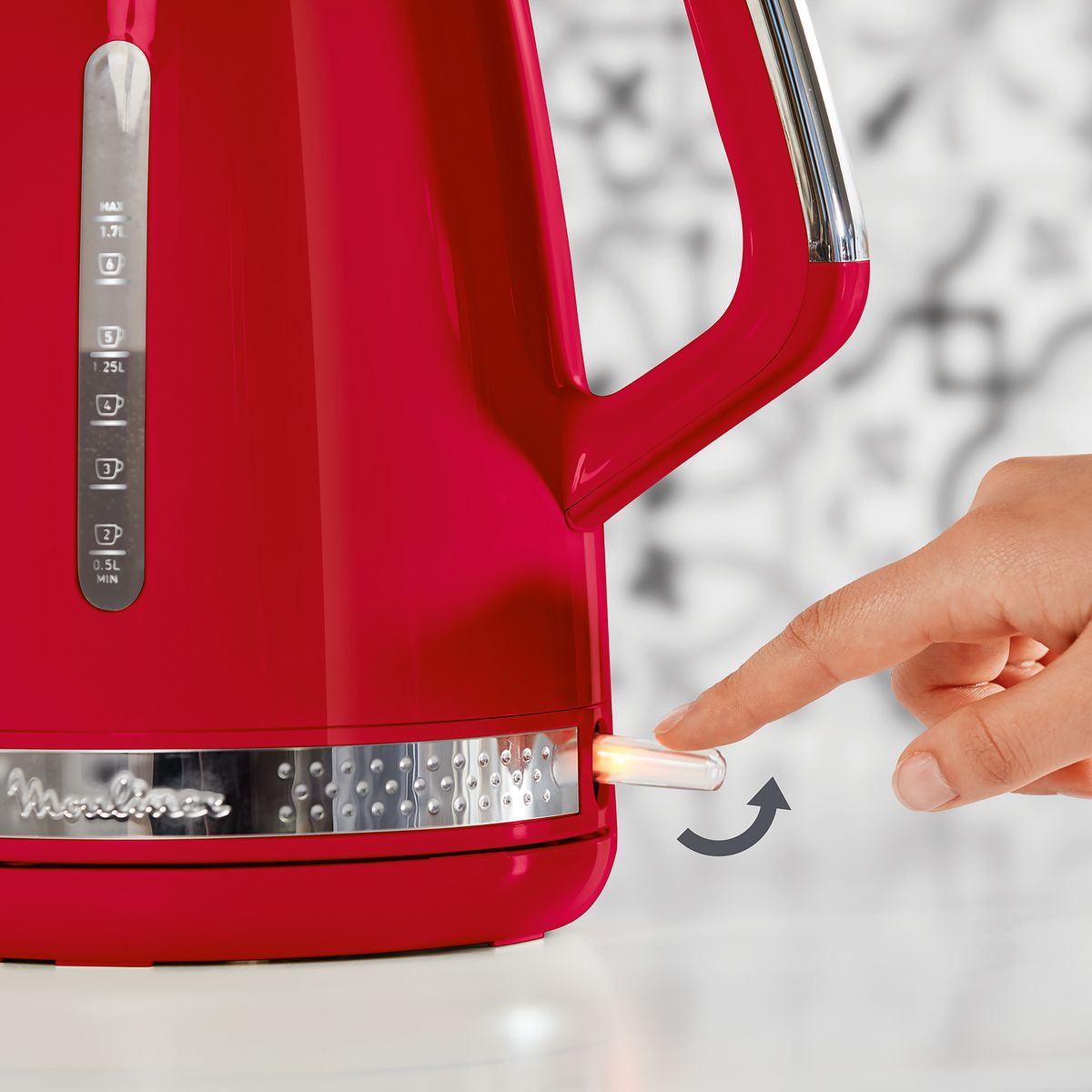 MOULINEX Bouilloire électrique BY320510 - Rouge