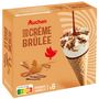 Voir la diapositive 2 : AUCHAN Cône glacé saveur crème brulée 6 pièces 418g