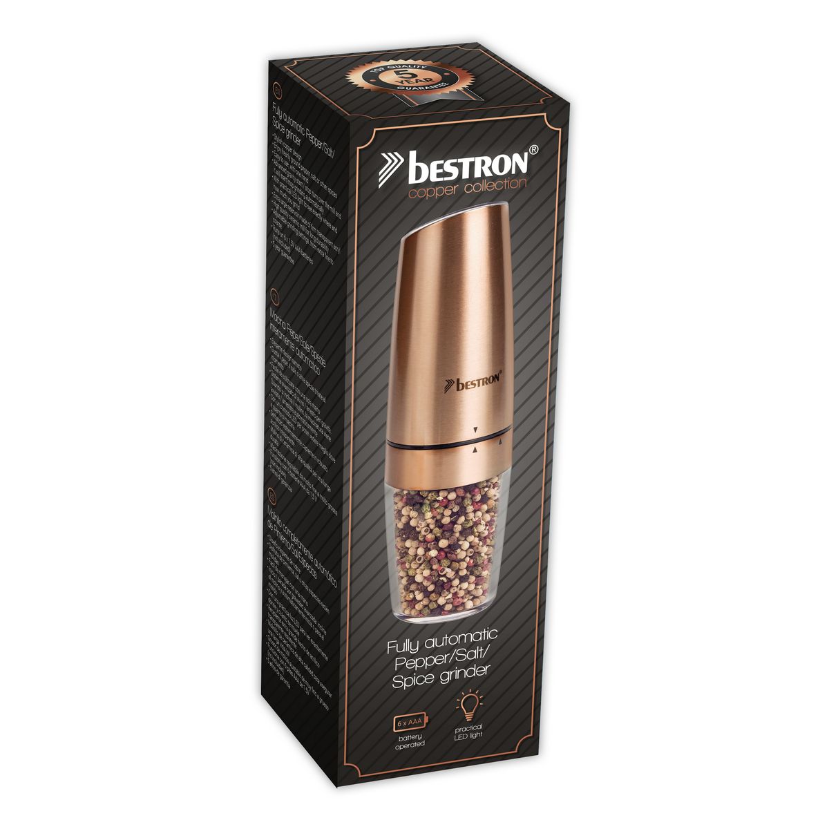 BESTRON Moulin automatique APS300CO - Cuivre