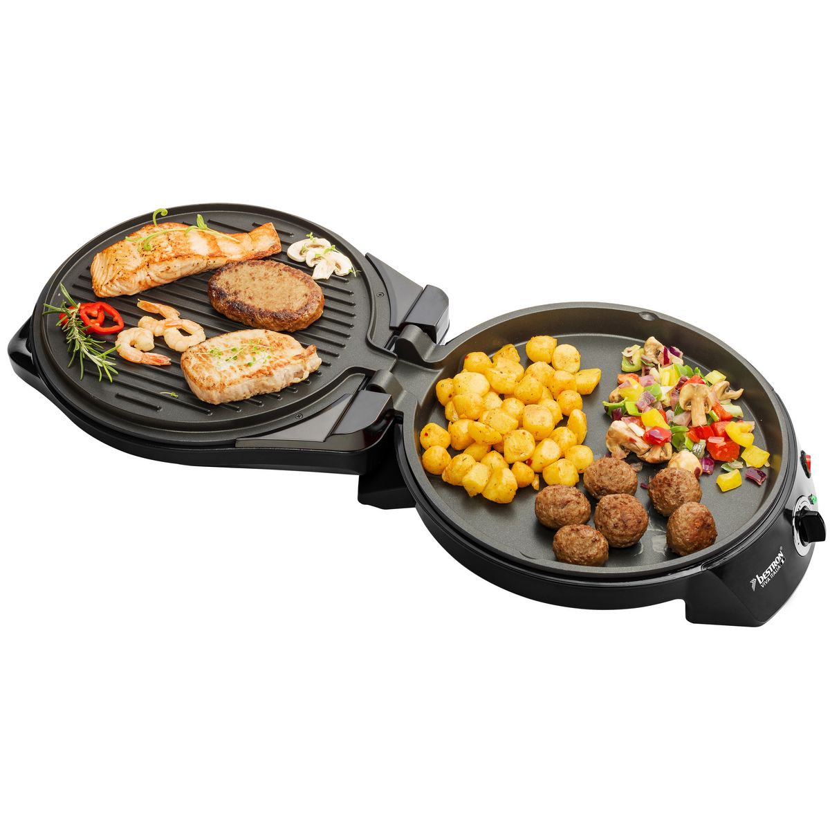 BESTRON Four à pizza APZ400Z - Noir