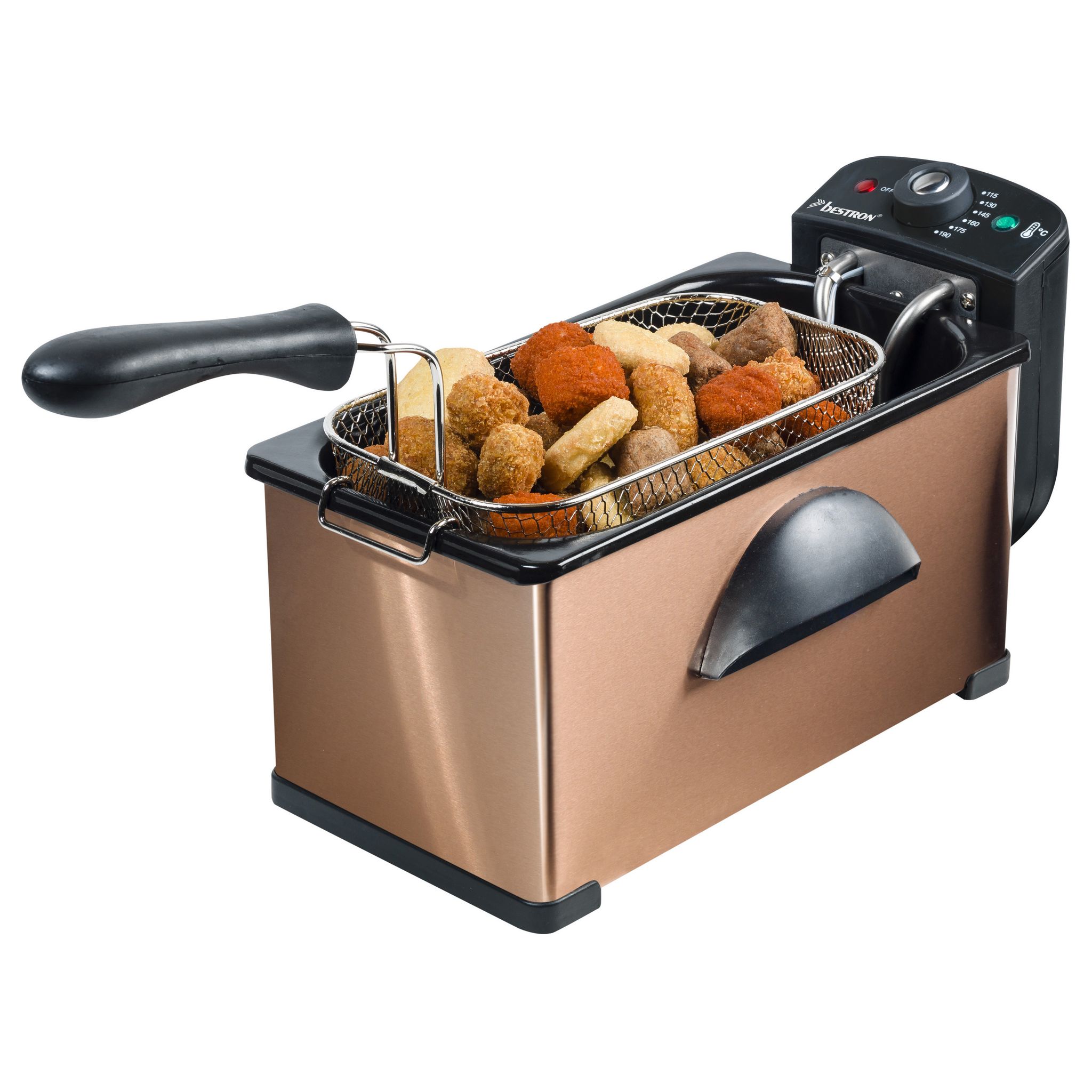 Voir la diapositive 4 : BESTRON Friteuse électrique AF370CO - Cuivre