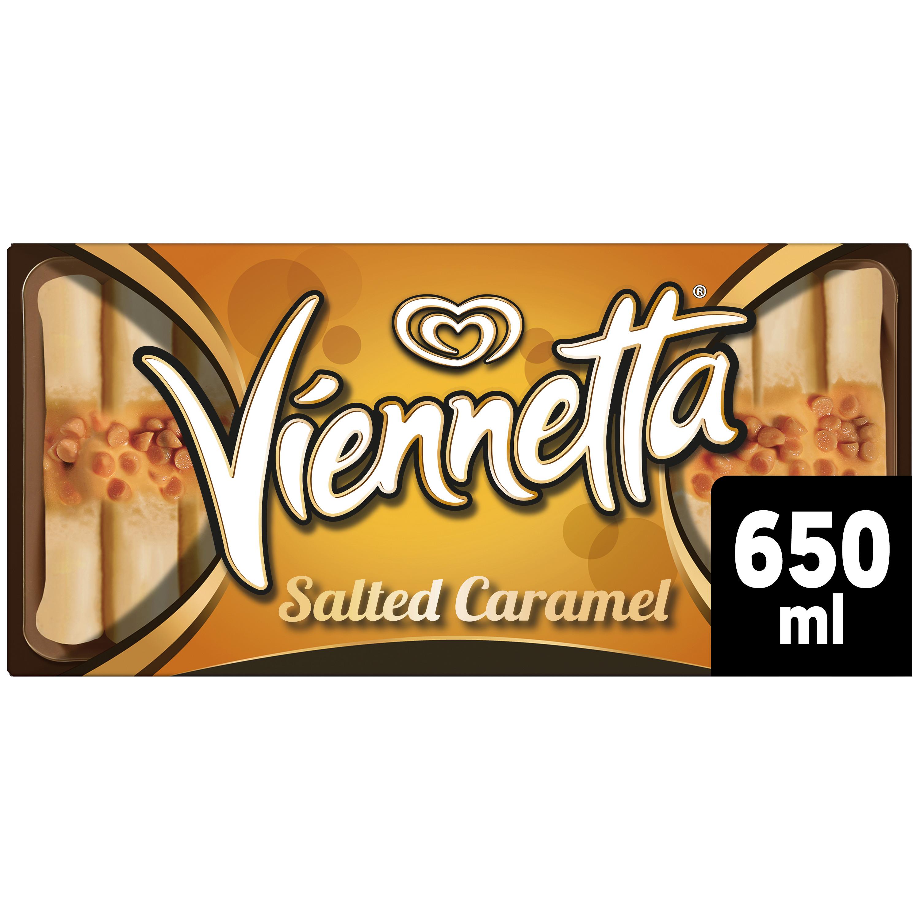 Voir la diapositive 2 : VIENNETTA Dessert glacé caramel salé 7 parts 320g
