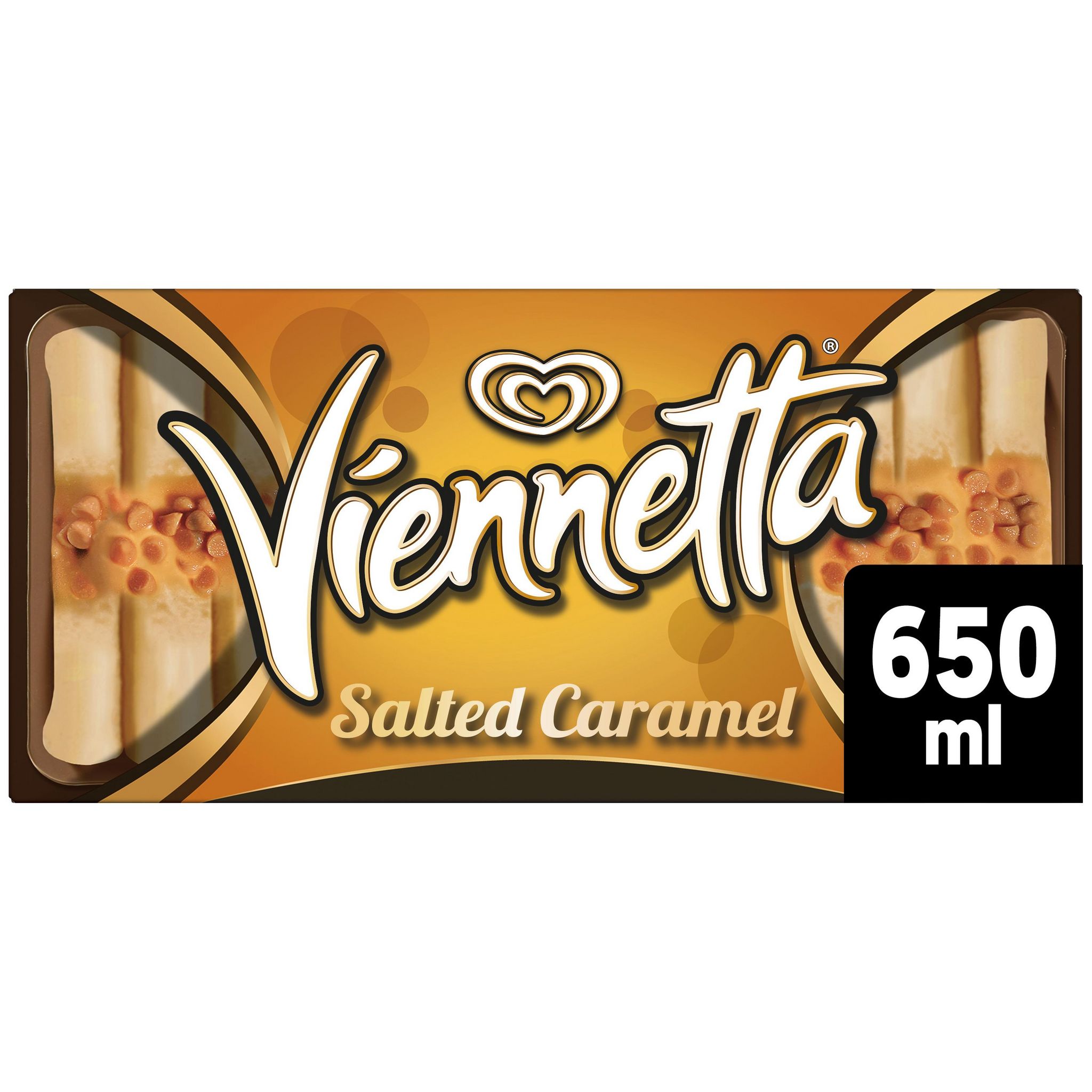 Voir la diapositive 2 : VIENNETTA Dessert glacé caramel salé 7 parts 320g