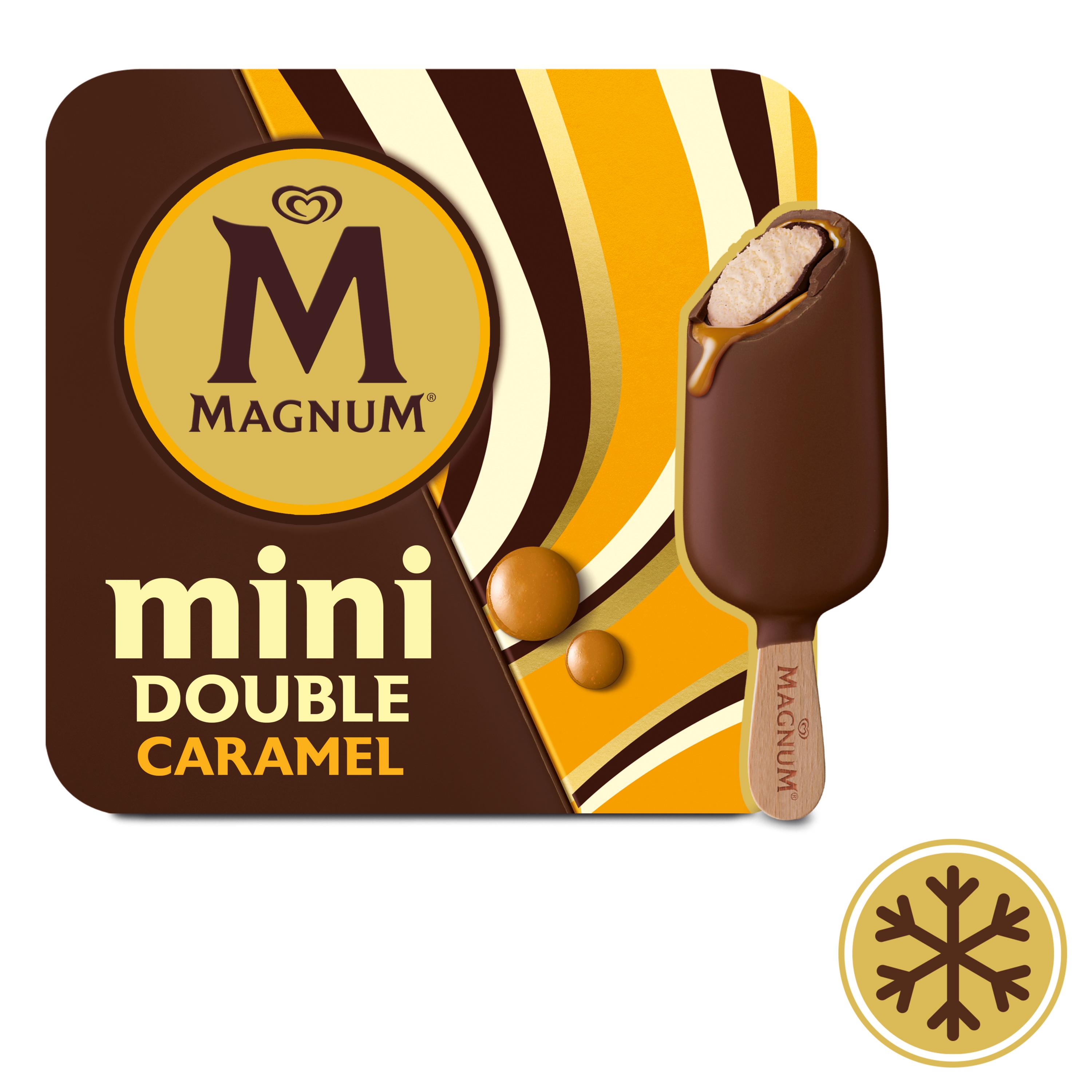 Voir la diapositive 3 : MAGNUM Mini bâtonnets Deluxe caramel 6 pièces 282g