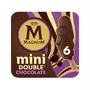 MAGNUM Glace bâtonnet mini Deluxe chocolat  6 pièces 285g