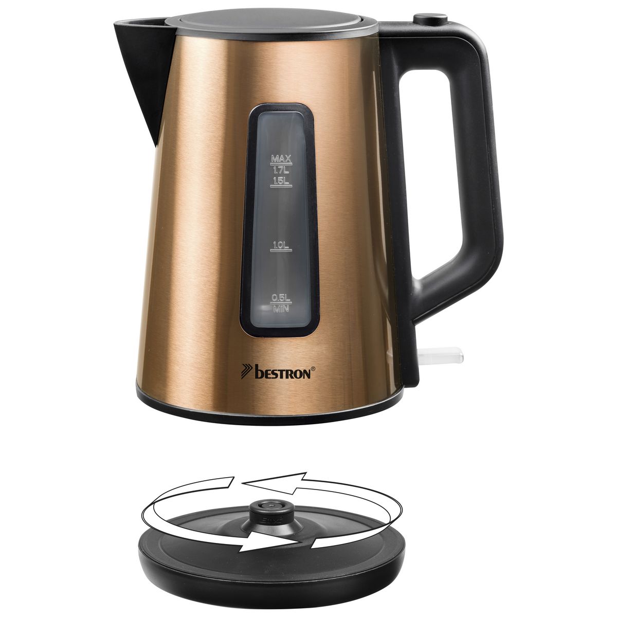 BESTRON Bouilloire AWK1000CO - Cuivre