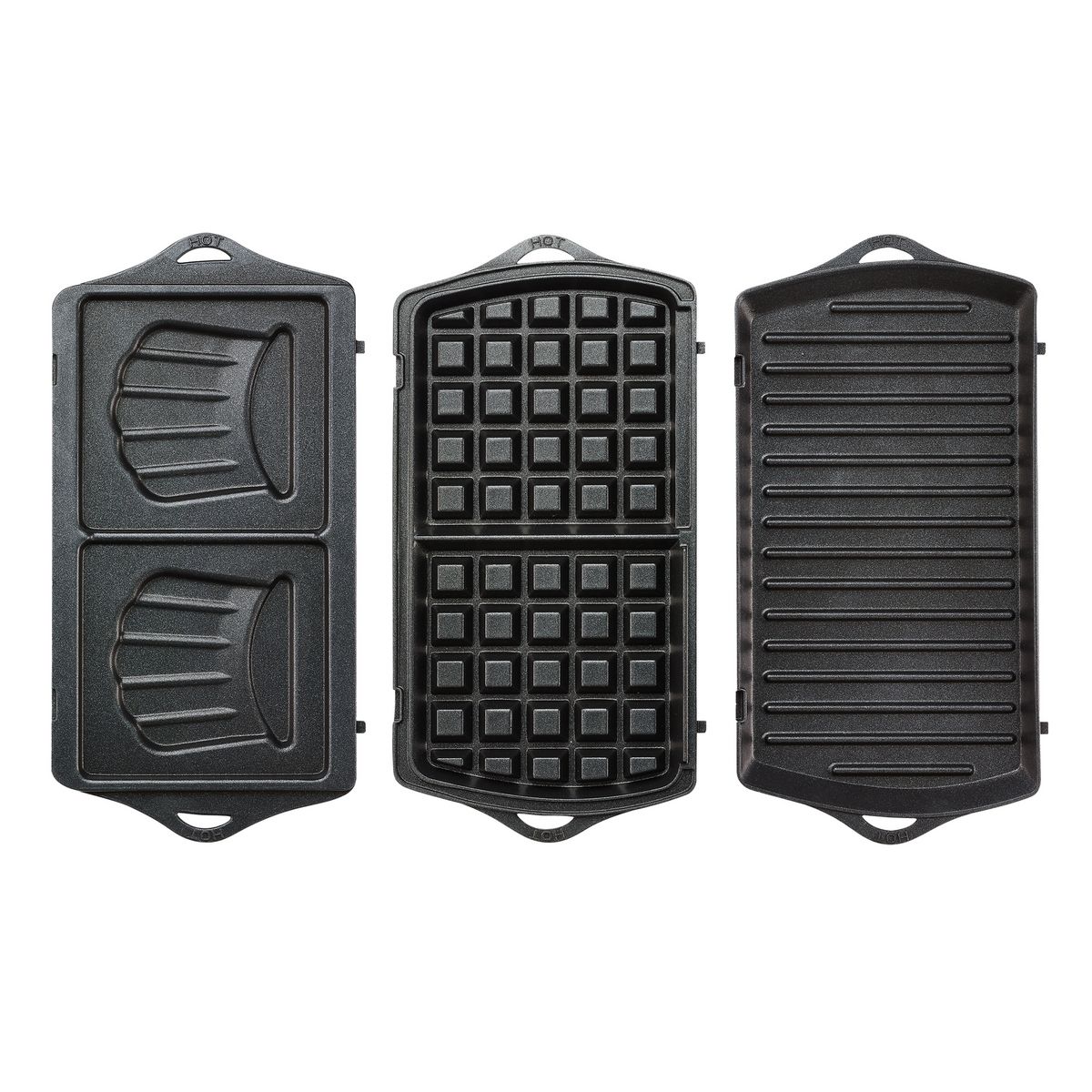 TEFAL Appareil à gaufres 3 en 1 SW614831 - Noir et gris